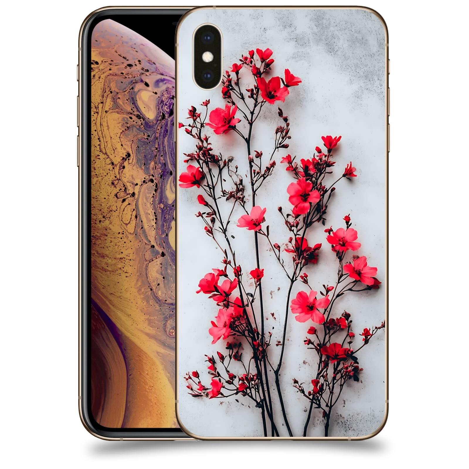 ACOVER Kryt na mobil Apple iPhone XS Max - Kontrastní elegance