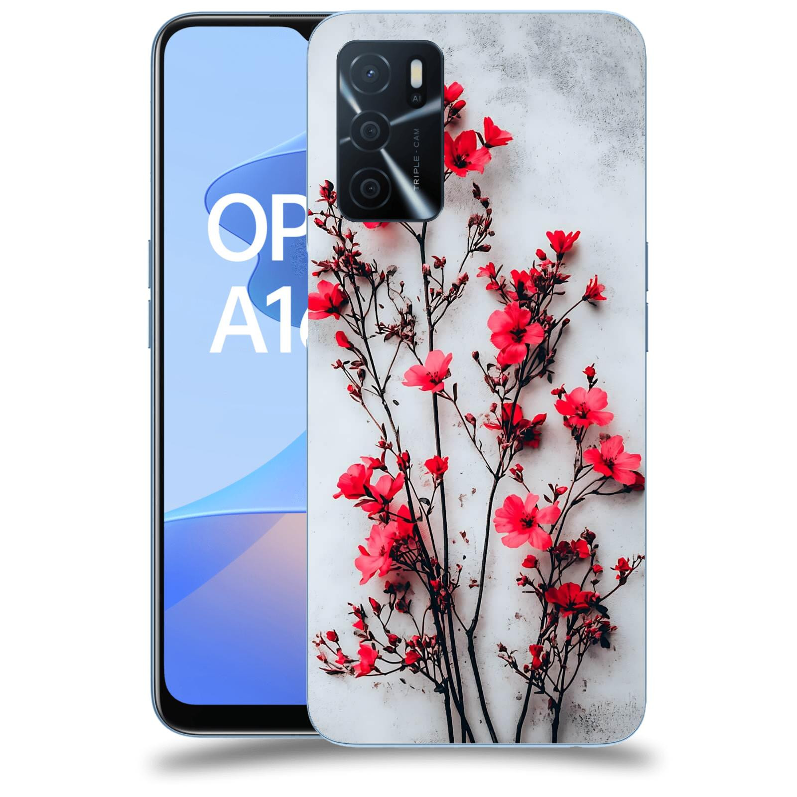 ACOVER Kryt na mobil OPPO A16s - Kontrastní elegance
