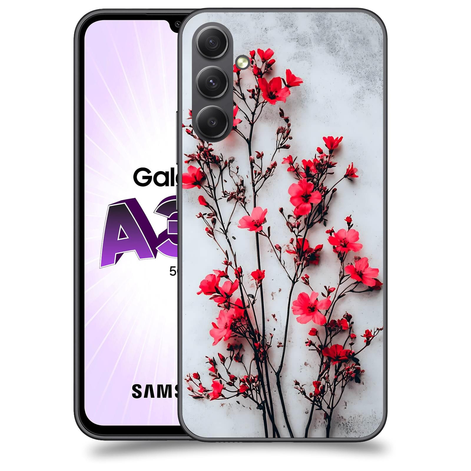 ACOVER Kryt na mobil Samsung Galaxy A34 - Kontrastní elegance