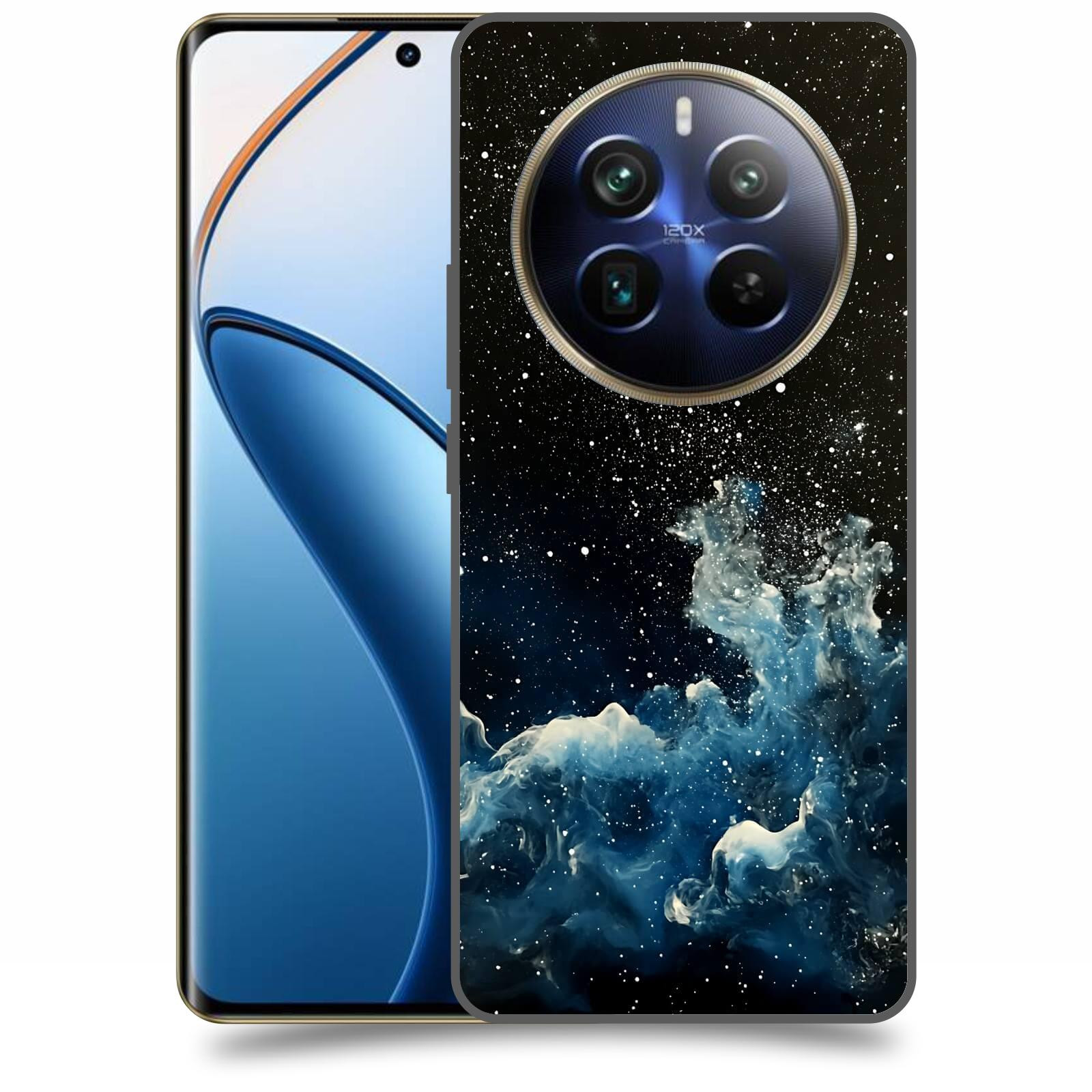 ACOVER Kryt na mobil Realme 12 pro+ 5g - Kosmická mlhovina