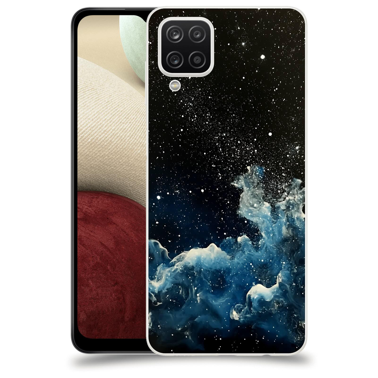 ACOVER Kryt na mobil Samsung Galaxy A12 A125F - Kosmická mlhovina
