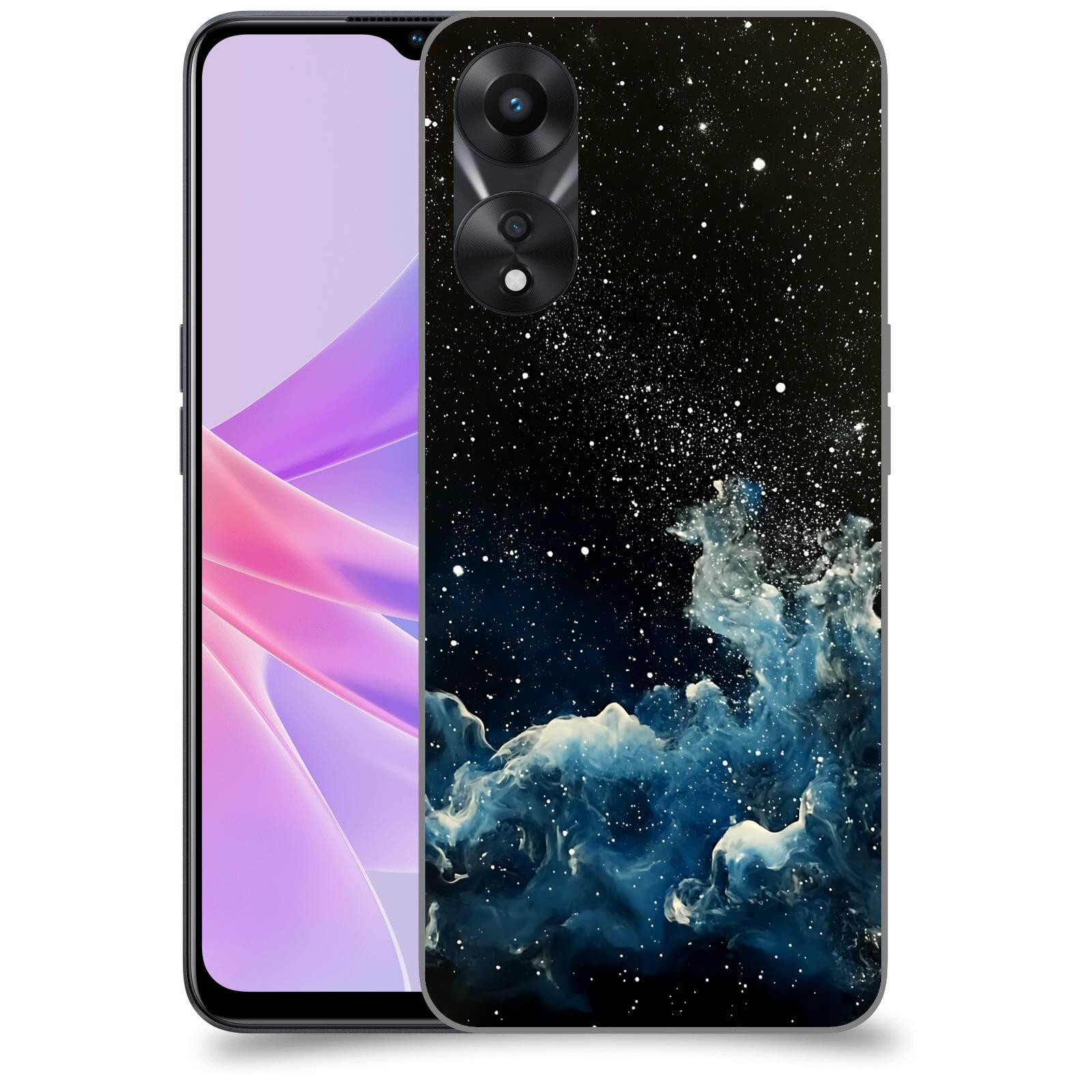 ACOVER Kryt na mobil OPPO A78 5G - Kosmická mlhovina