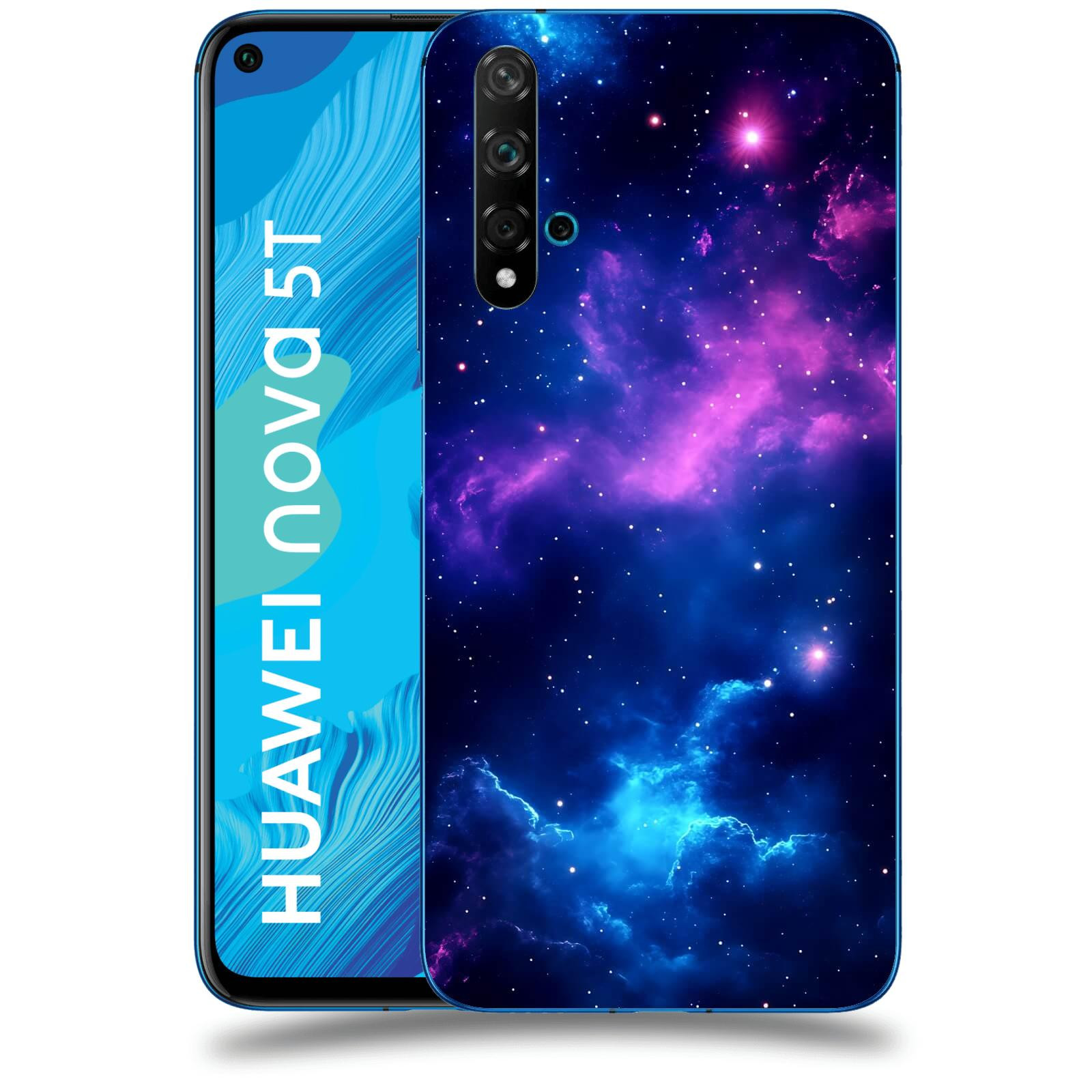 ACOVER Kryt na mobil Huawei Nova 5T - Kosmická symfonie