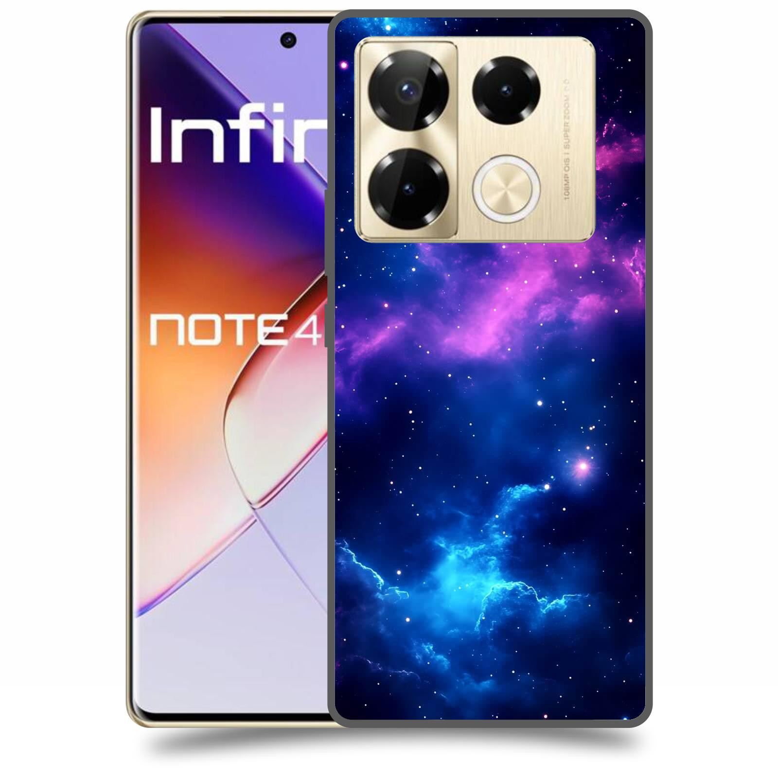 ACOVER Kryt na mobil Infinix Note 40 PRO - Kosmická symfonie