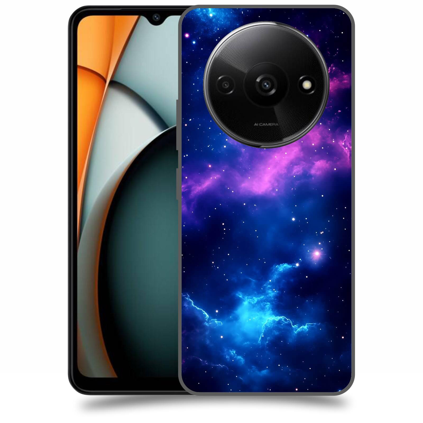ACOVER Kryt na mobil Xiaomi Redmi A3 - Kosmická symfonie