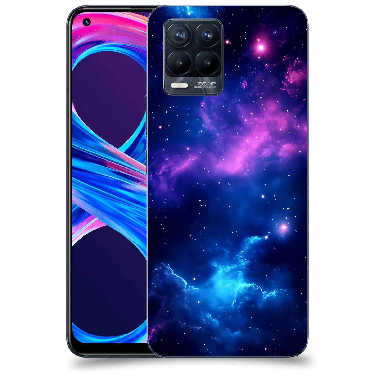 ACOVER Kryt na mobil Realme 8 Pro - Kosmická symfonie
