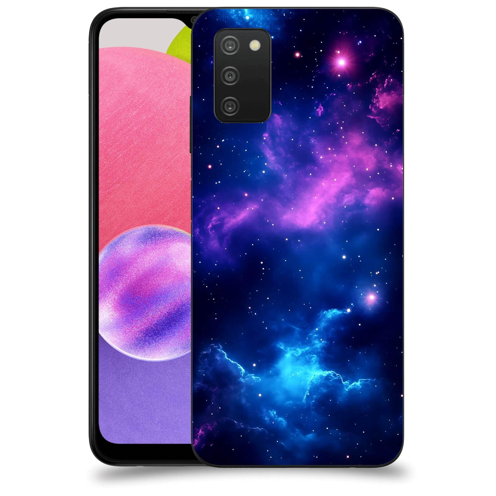 ACOVER Kryt na mobil Samsung Galaxy A03s A037G - Kosmická symfonie