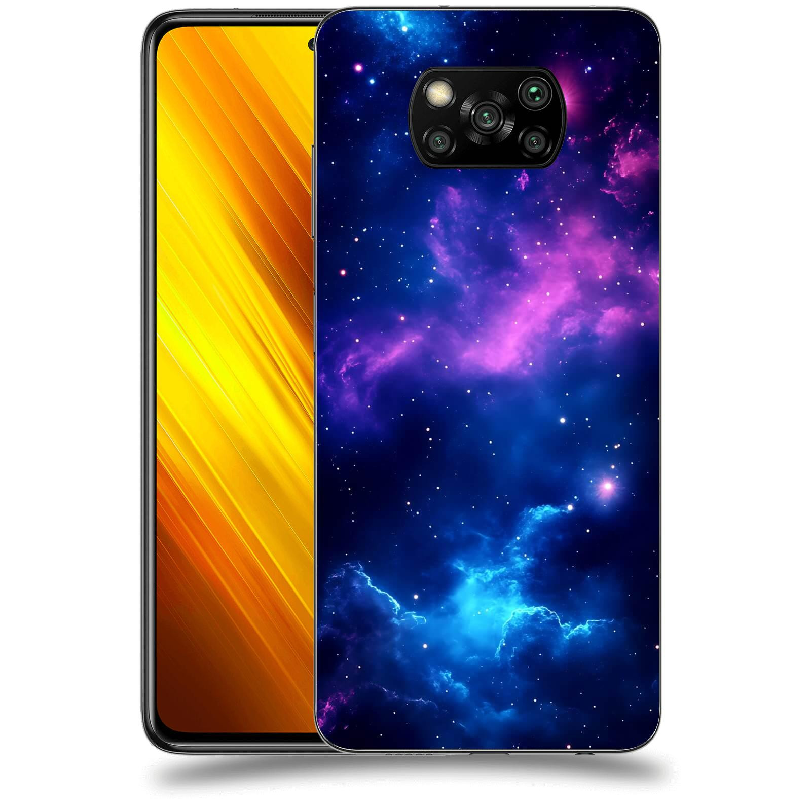 ACOVER Kryt na mobil Xiaomi Poco X3 - Kosmická symfonie