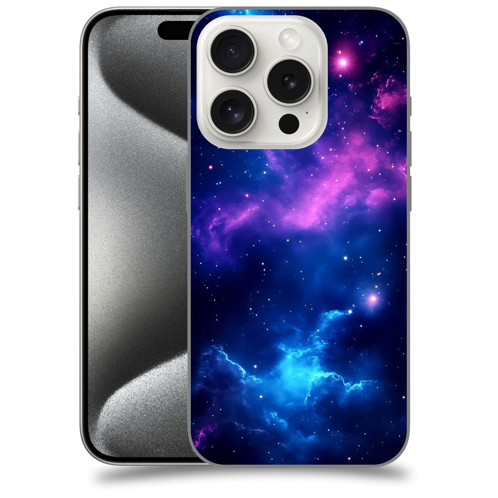 ACOVER Kryt na mobil Apple iPhone 15 pro - Kosmická symfonie