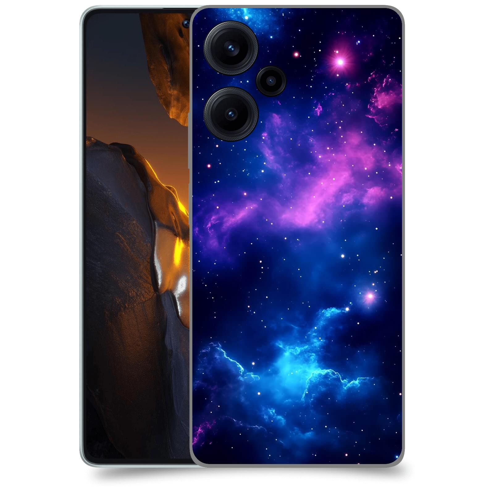 ACOVER Kryt na mobil Xiaomi Poco F5 - Kosmická symfonie