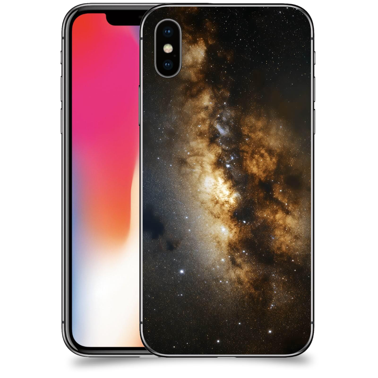 ACOVER Kryt na mobil Apple iPhone X/XS - Kosmický oheň