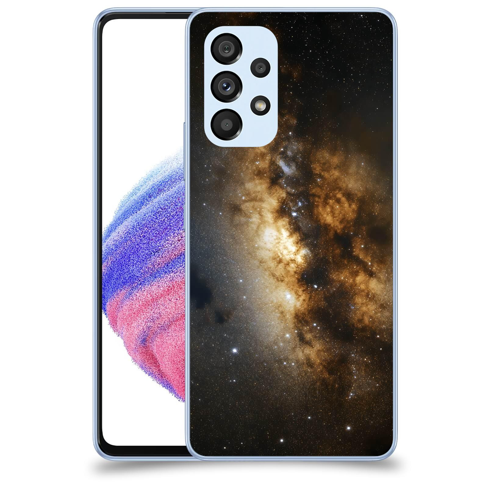 ACOVER Kryt na mobil Samsung Galaxy A32 5G A326B - Kosmický oheň