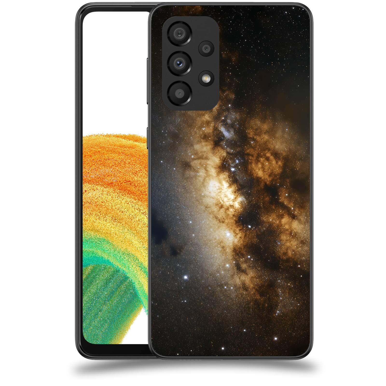 ACOVER Kryt na mobil Samsung Galaxy A33 5G A336 - Kosmický oheň