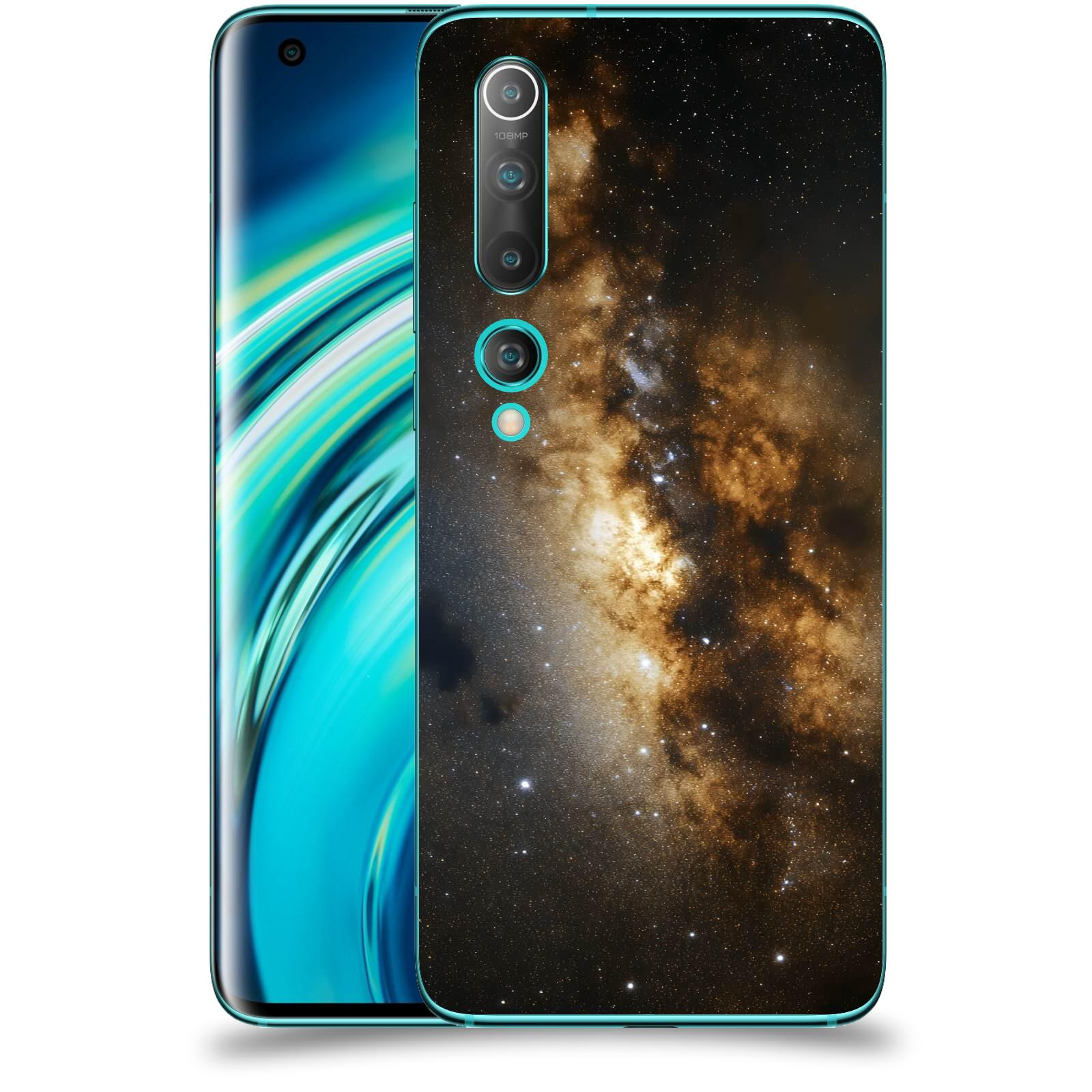 ACOVER Kryt na mobil Xiaomi Mi 10 - Kosmický oheň