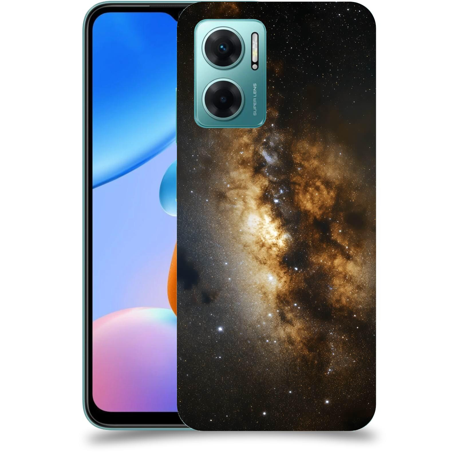 ACOVER Kryt na mobil Xiaomi Redmi 10 5G - Kosmický oheň