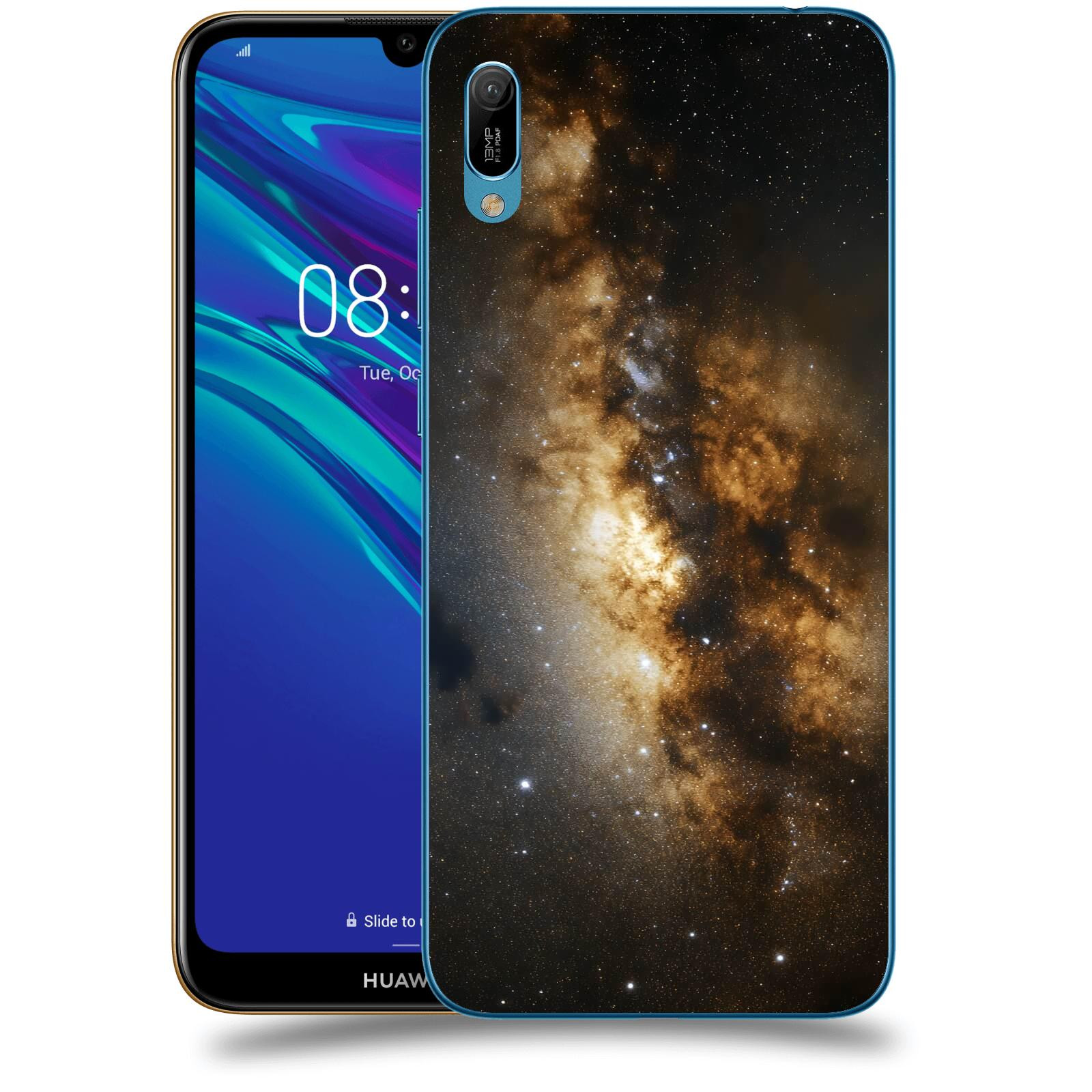 ACOVER Kryt na mobil Huawei Y6 2019 - Kosmický oheň
