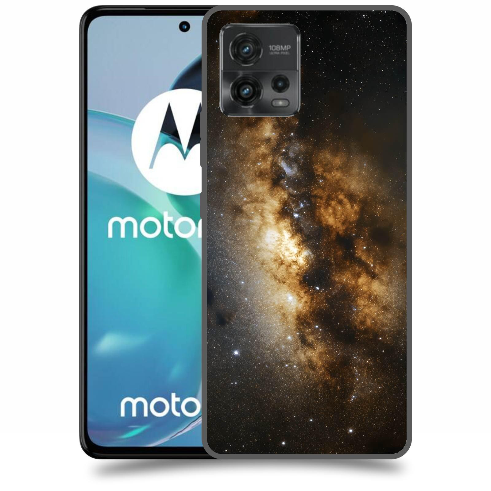 ACOVER Kryt na mobil Motorola Moto G72 - Kosmický oheň