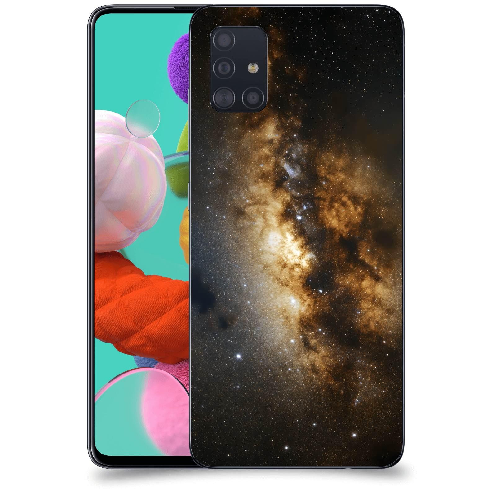 ACOVER Kryt na mobil Samsung Galaxy A51 A515F - Kosmický oheň