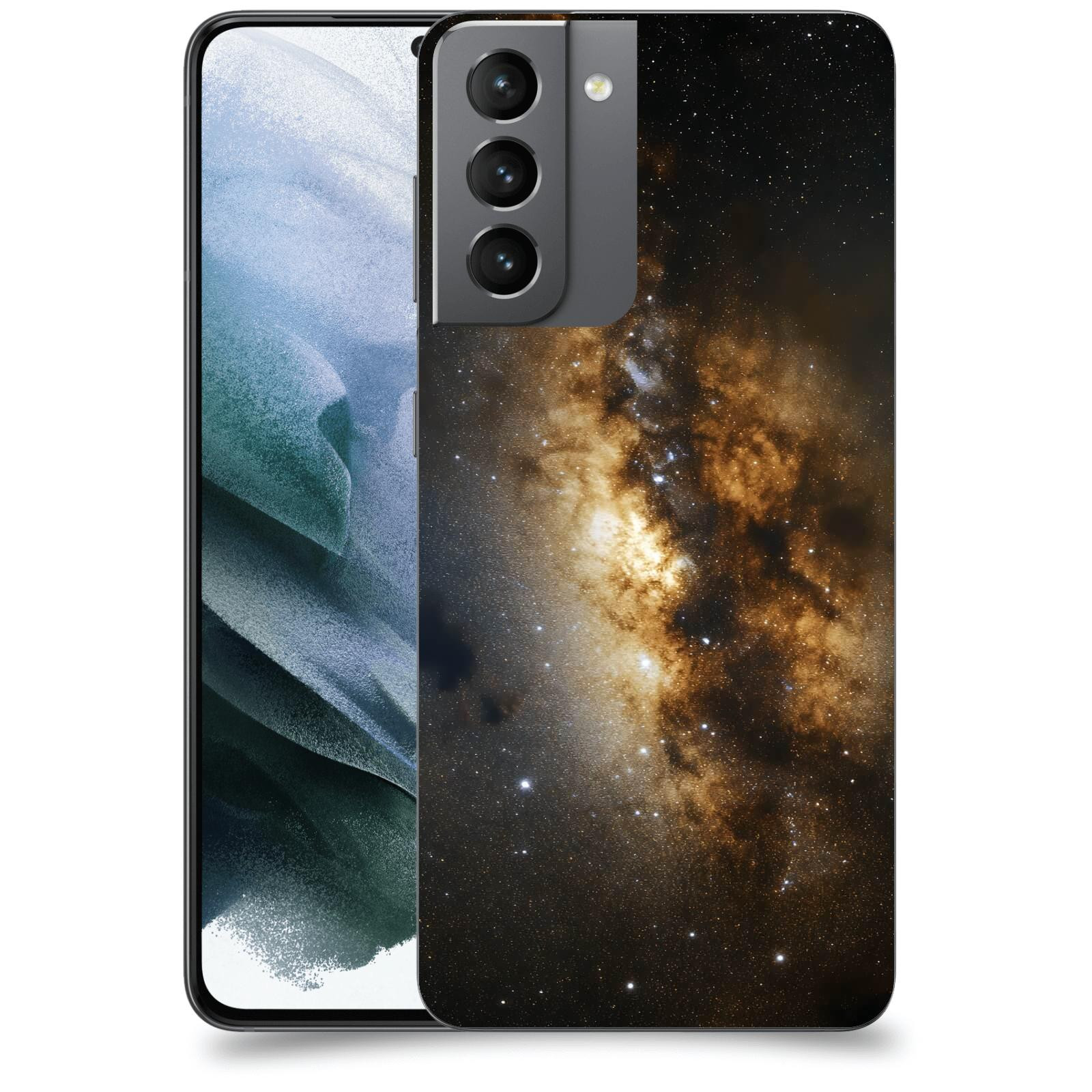 ACOVER Kryt na mobil Samsung Galaxy S21 G991B - Kosmický oheň