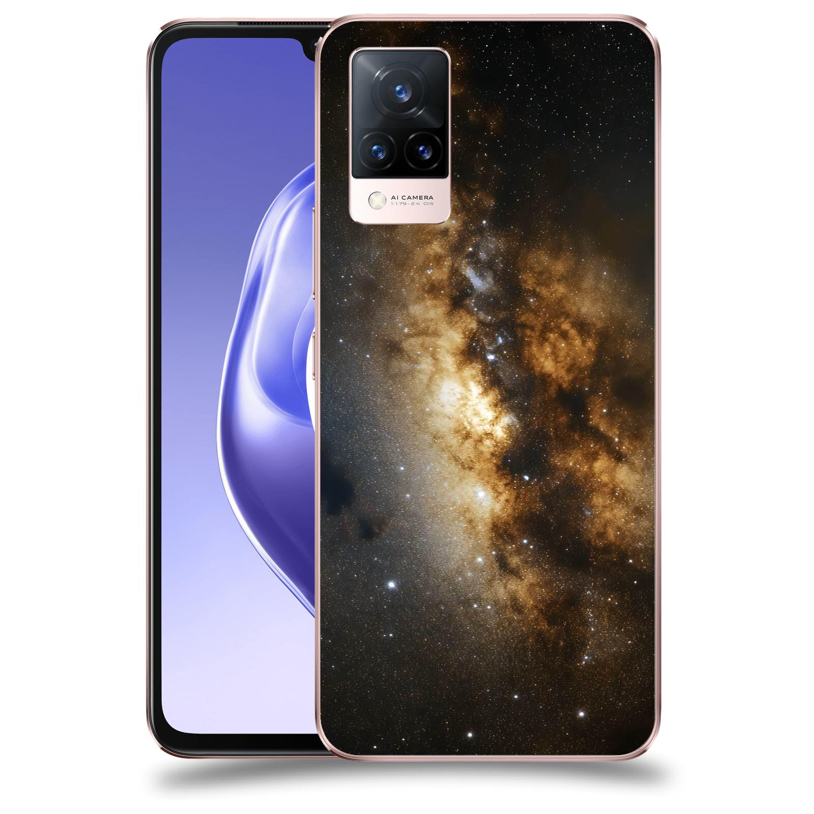 ACOVER Kryt na mobil Vivo V21 5G - Kosmický oheň