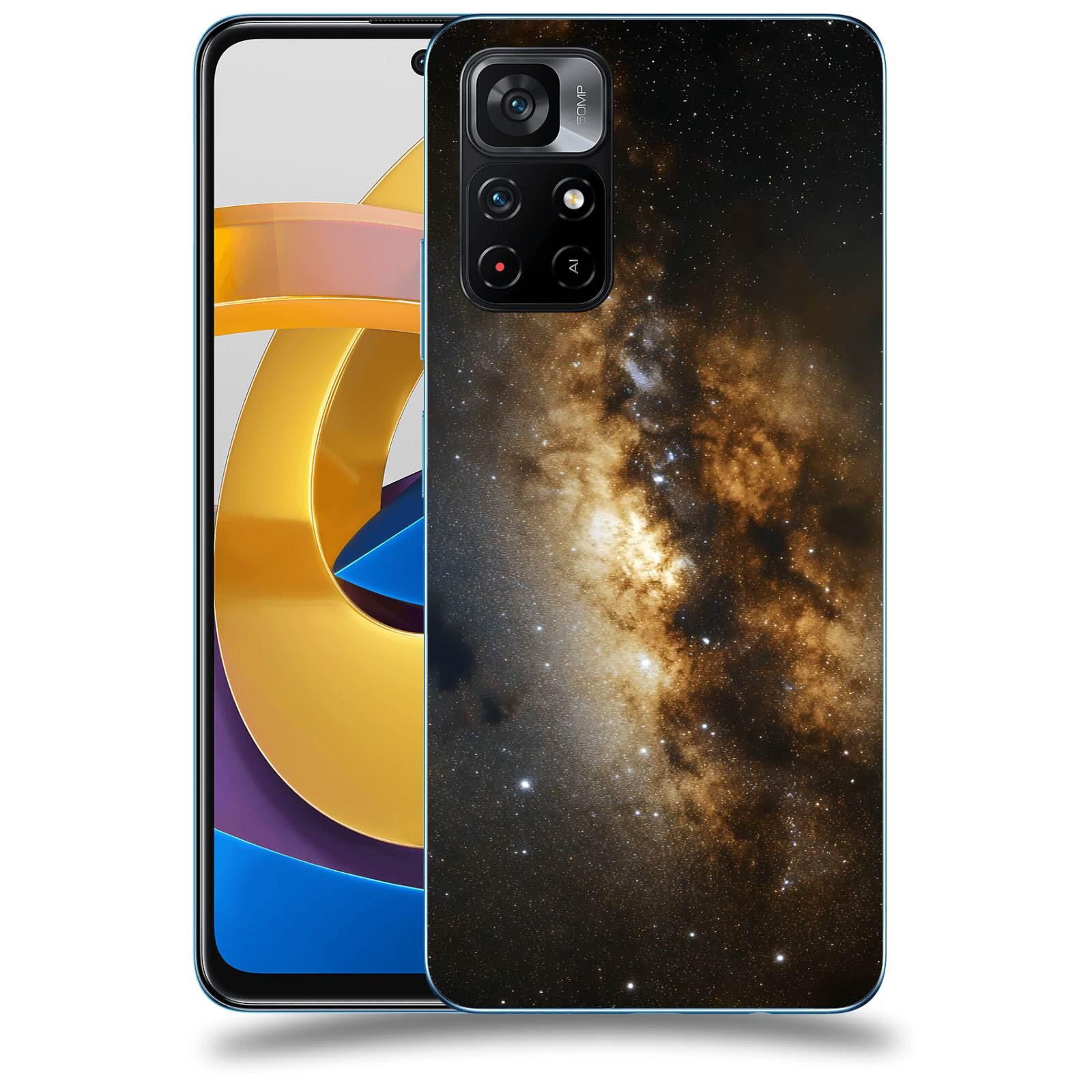 ACOVER Kryt na mobil Xiaomi Poco M4 Pro - Kosmický oheň