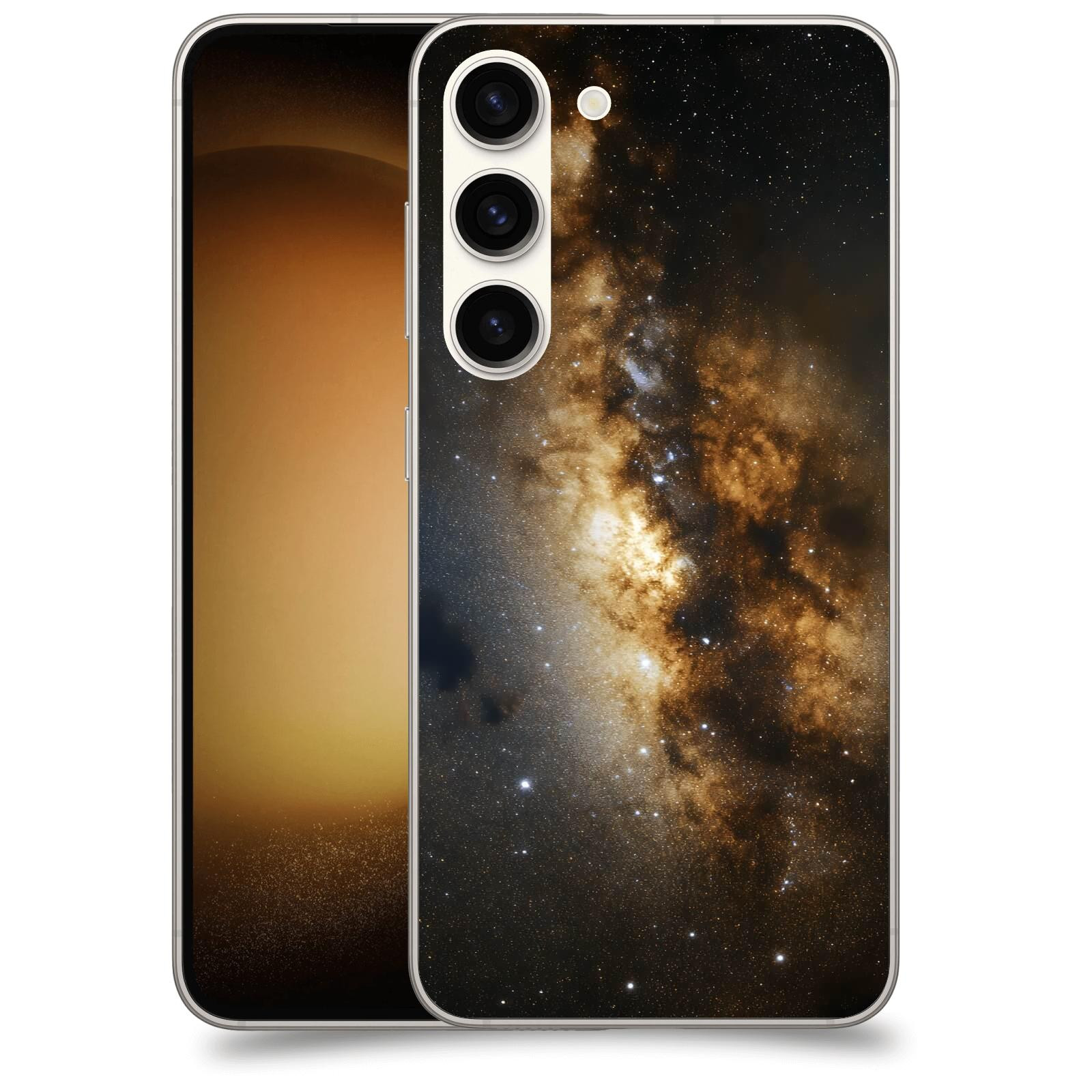 ACOVER Kryt na mobil Samsung Galaxy S23 5G - Kosmický oheň