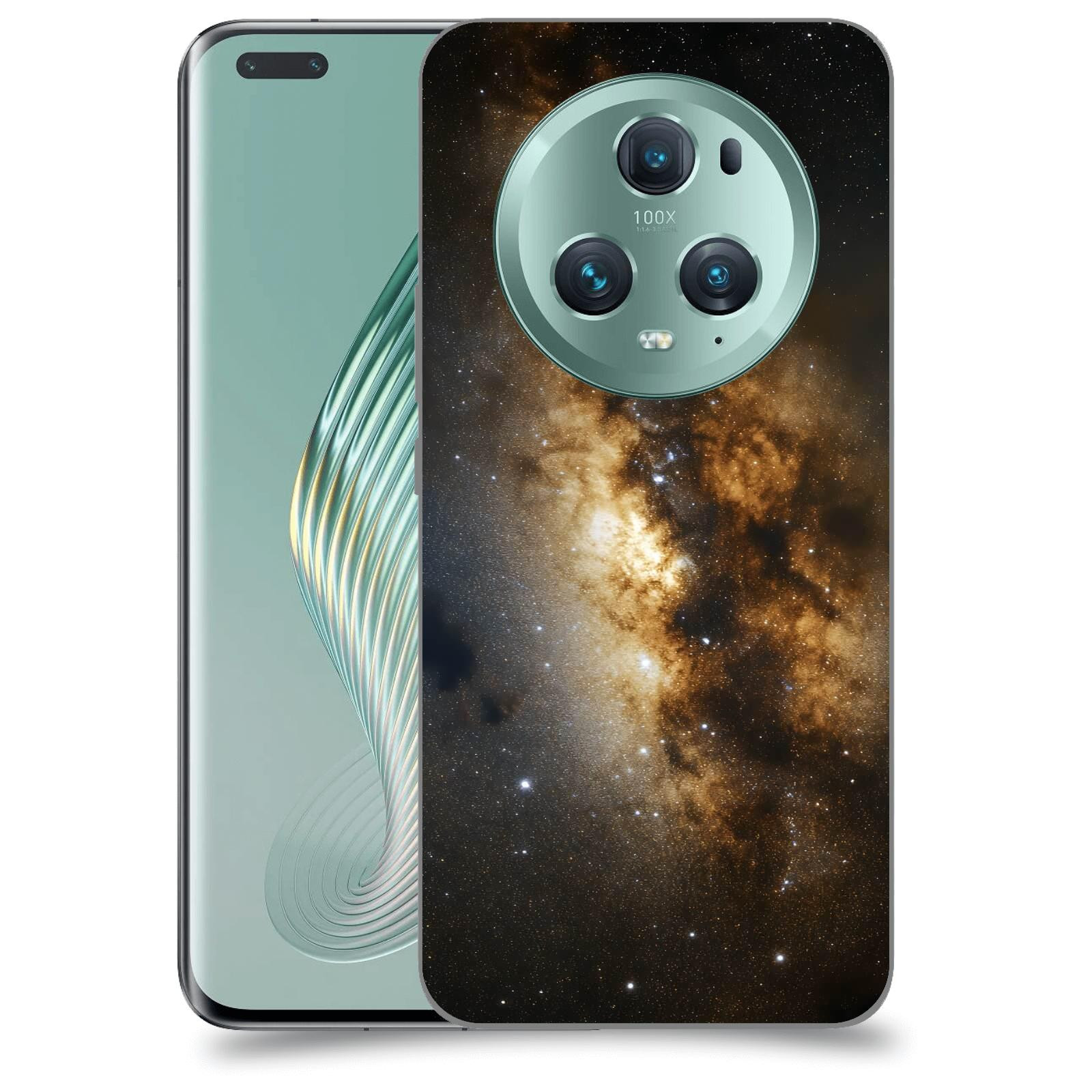 ACOVER Kryt na mobil Honor Magic5 Pro - Kosmický oheň