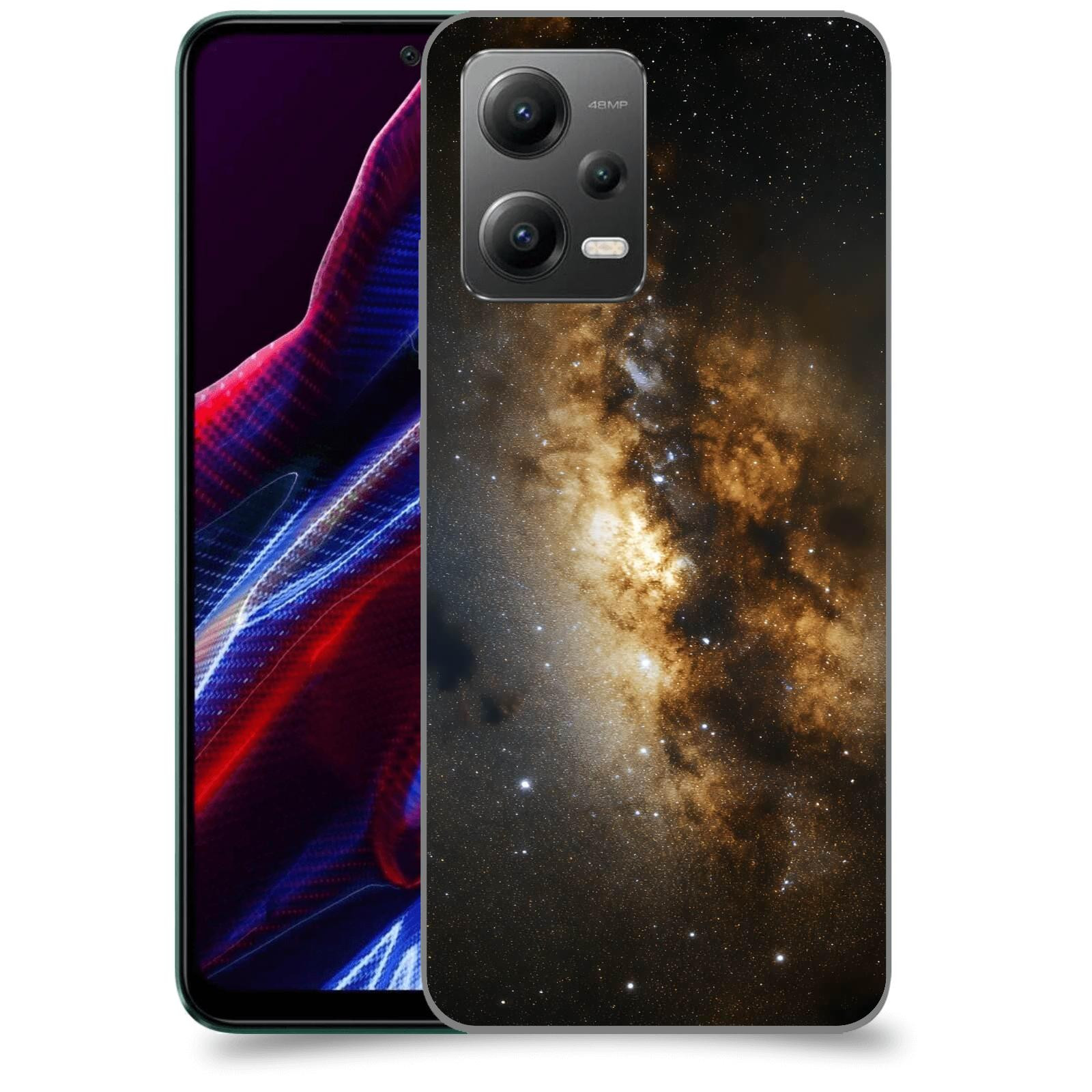 ACOVER Kryt na mobil Xiaomi Poco X5 - Kosmický oheň