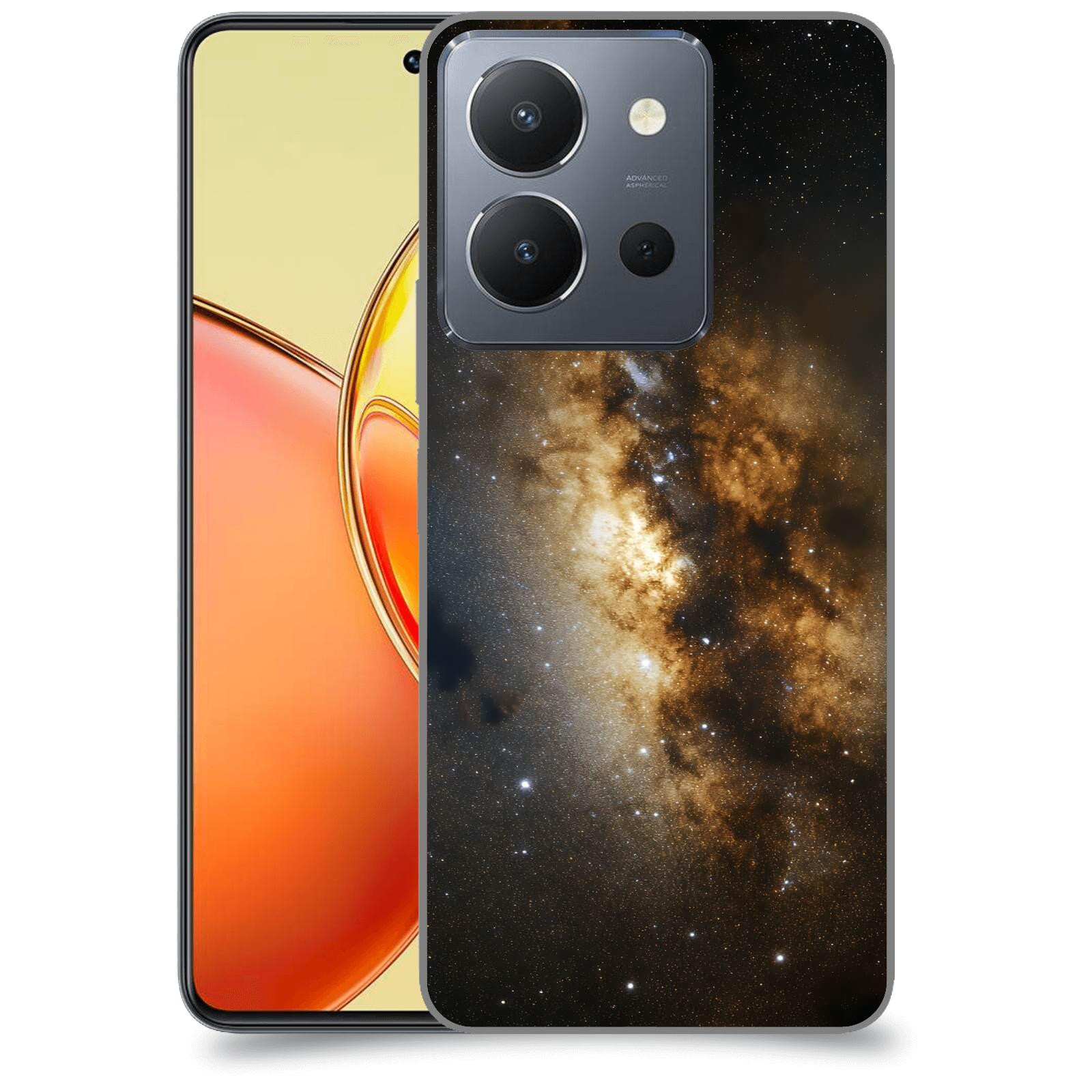 ACOVER Kryt na mobil Vivo Y36 - Kosmický oheň