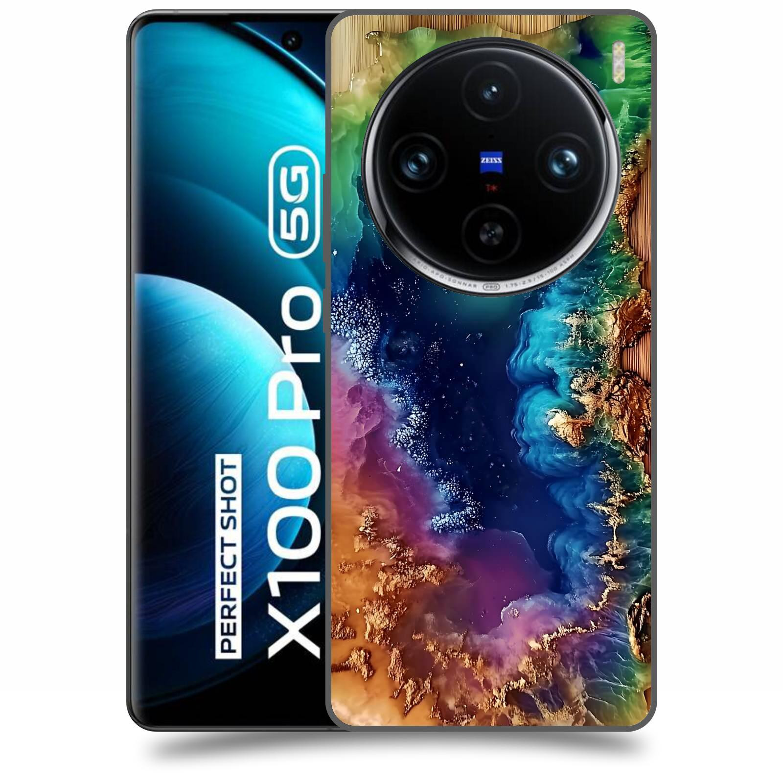 ACOVER Kryt na mobil Vivo X100 Pro 5G - Krystalická energie