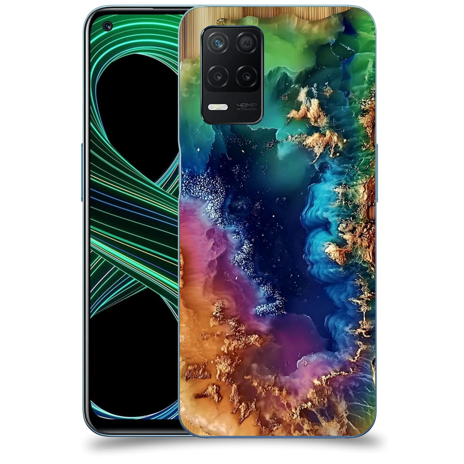 ACOVER Kryt na mobil Realme 8 5G - Krystalická energie