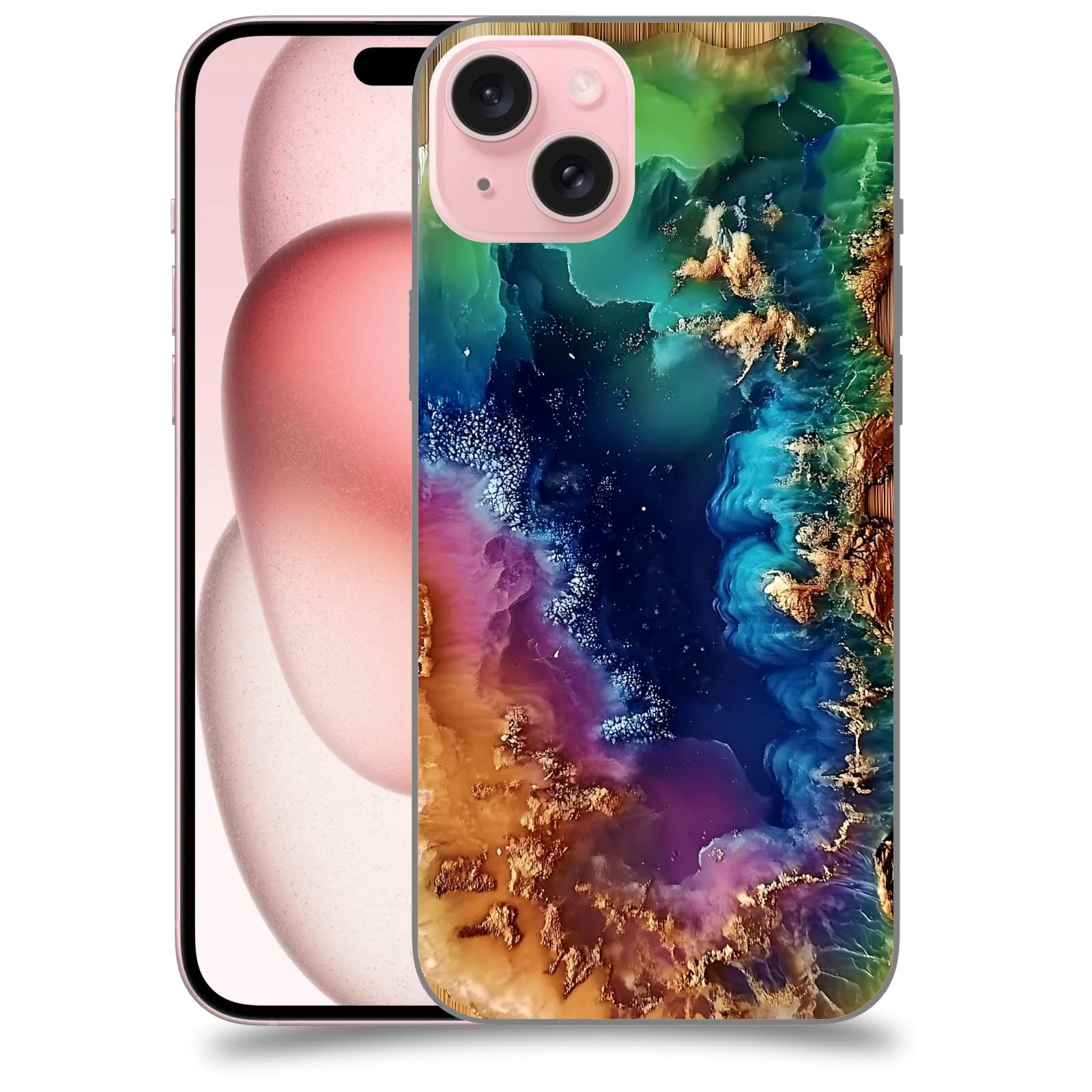 ACOVER Kryt na mobil Apple iPhone 15 plus - Krystalická energie