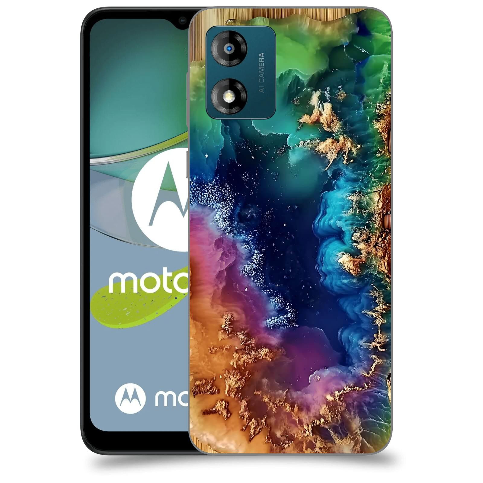 ACOVER Kryt na mobil Motorola Moto E13 - Krystalická energie