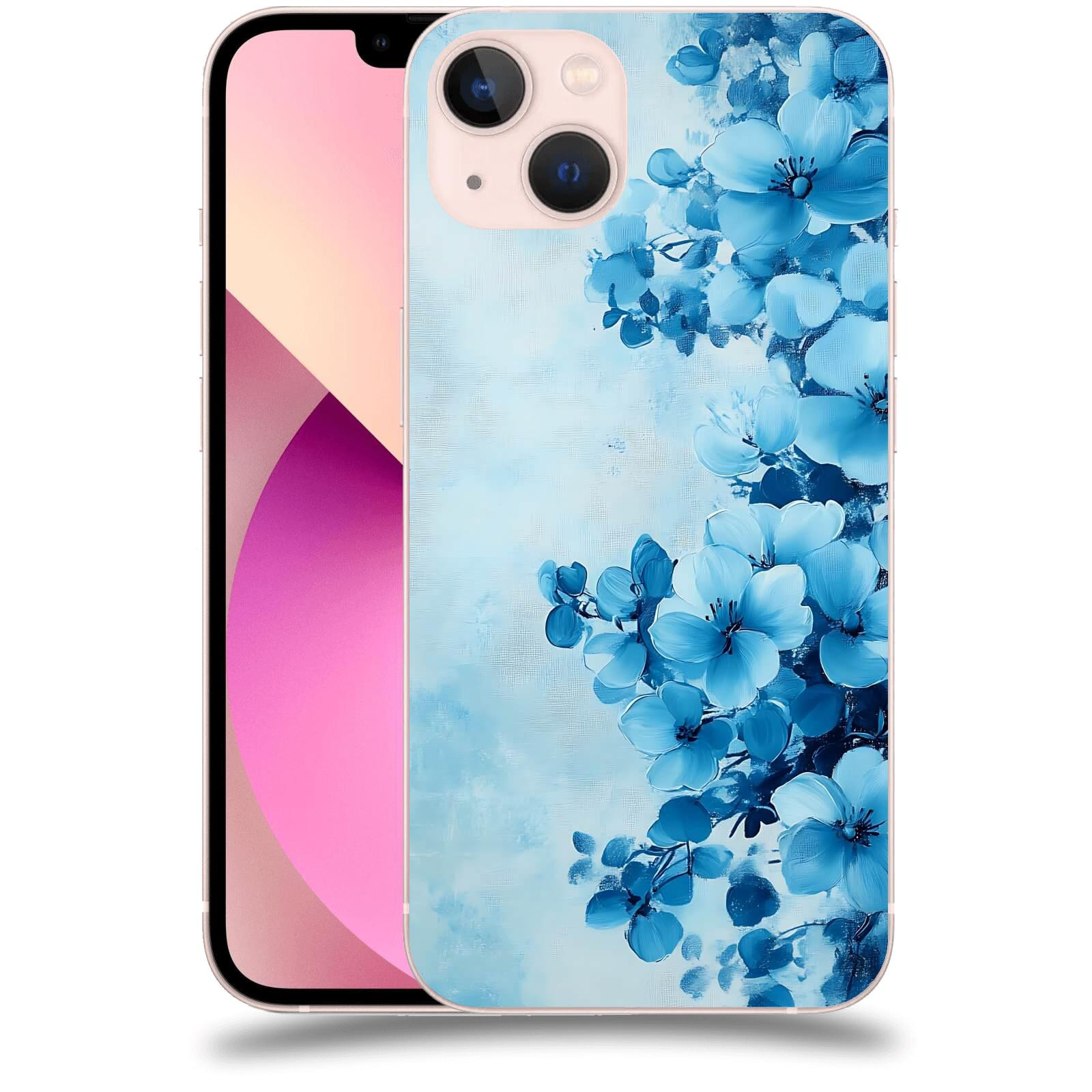 ACOVER Kryt na mobil Apple iPhone 13 - Květinová malba