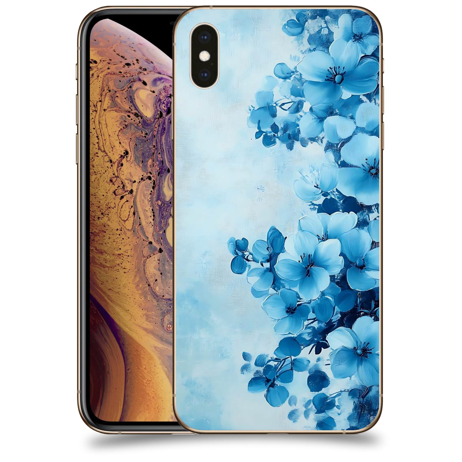 ACOVER Kryt na mobil Apple iPhone XS Max - Květinová malba