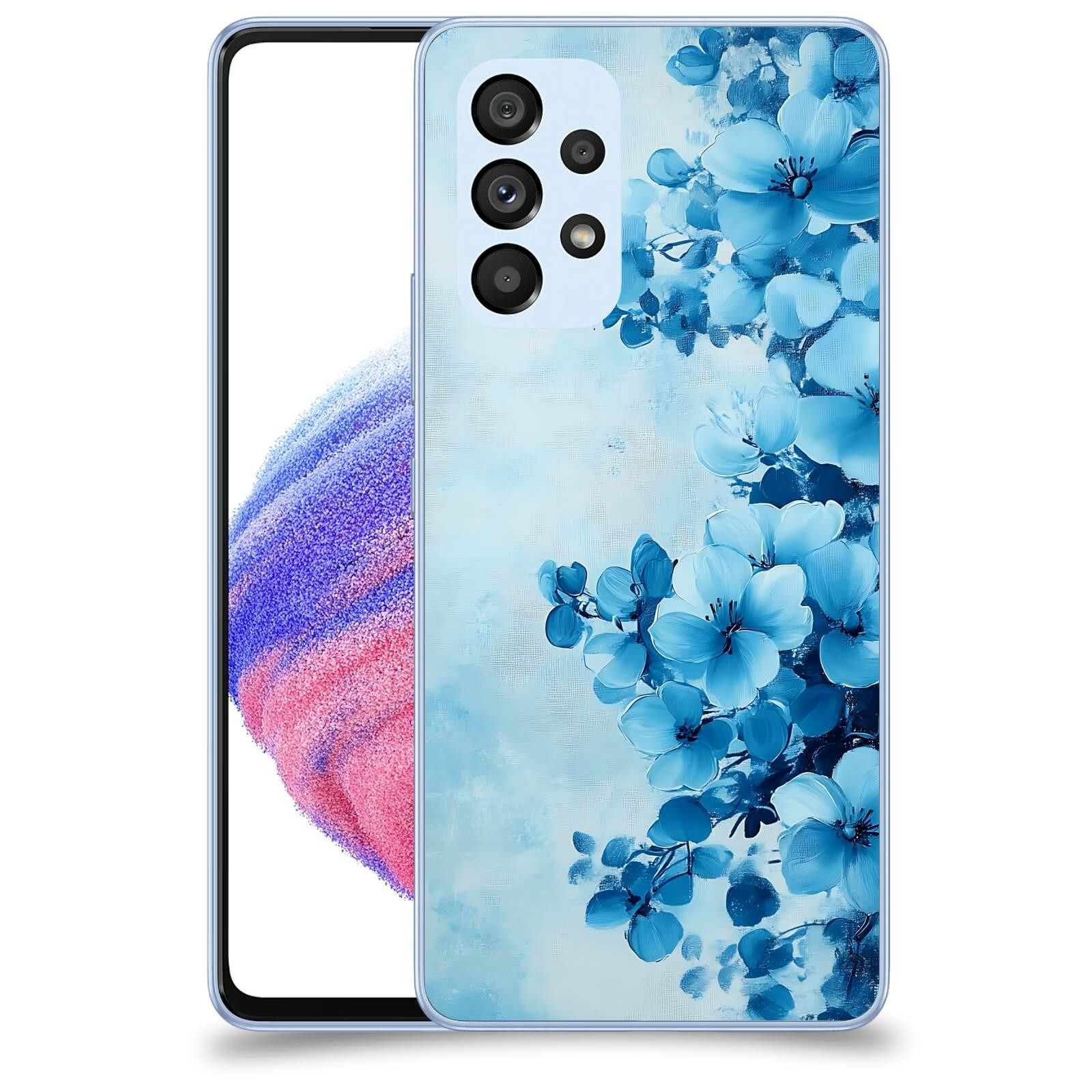 ACOVER Kryt na mobil Samsung Galaxy A32 5G A326B - Květinová malba