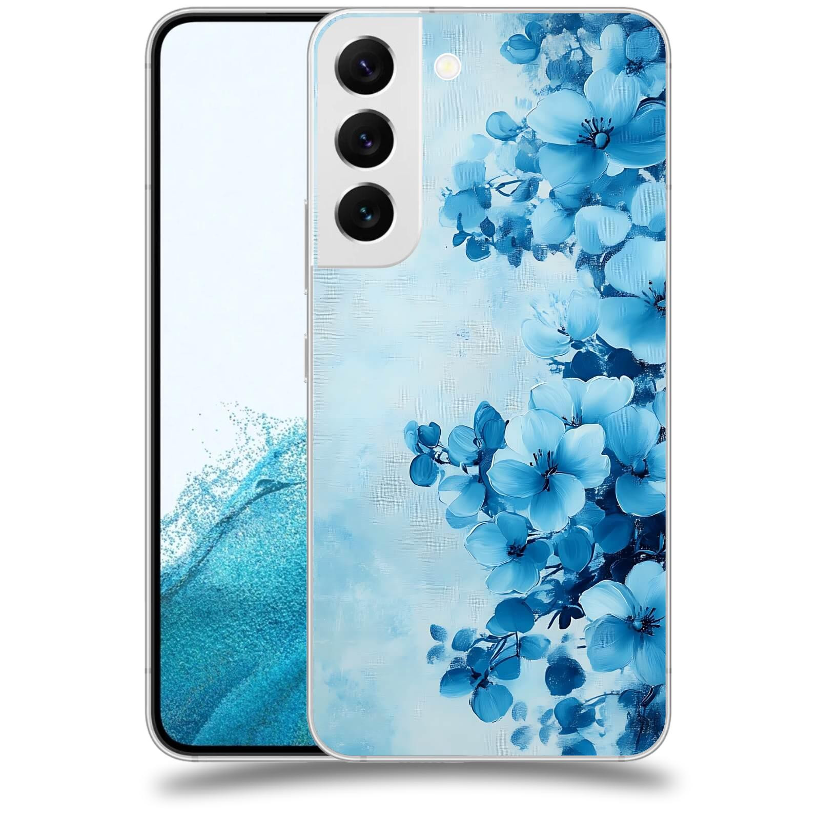 ACOVER Kryt na mobil Samsung Galaxy S22 5G - Květinová malba