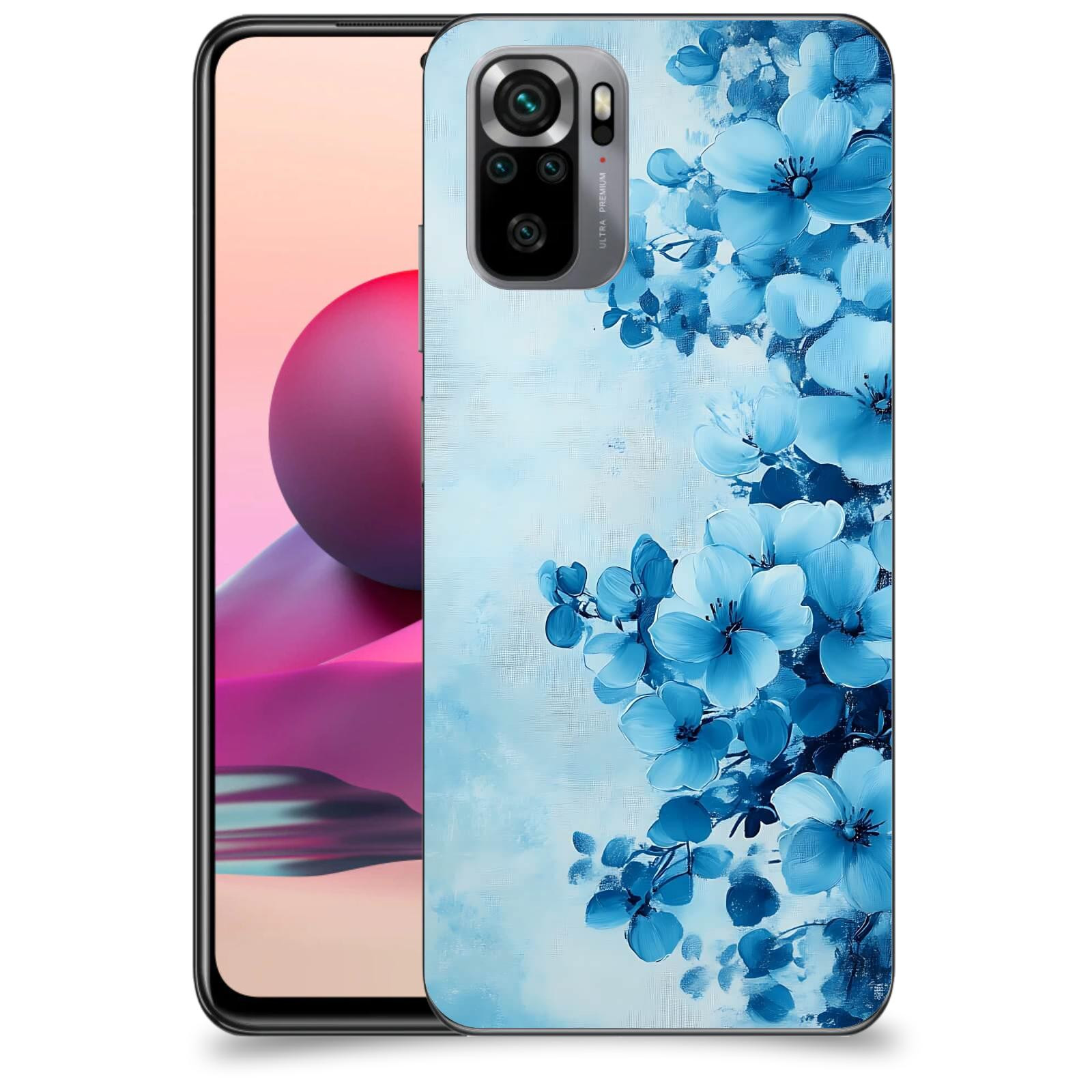 ACOVER Kryt na mobil Xiaomi Redmi Note 10S - Květinová malba