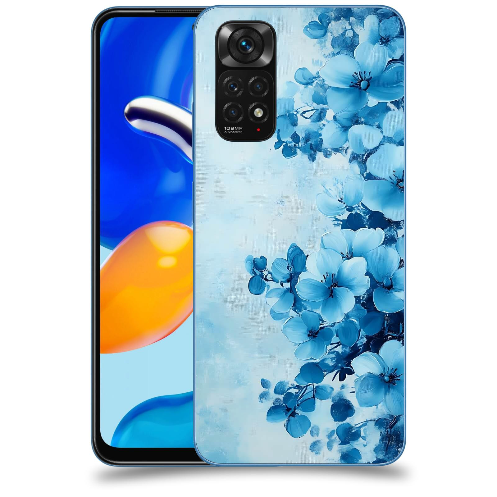ACOVER Kryt na mobil Xiaomi Redmi Note 11S - Květinová malba