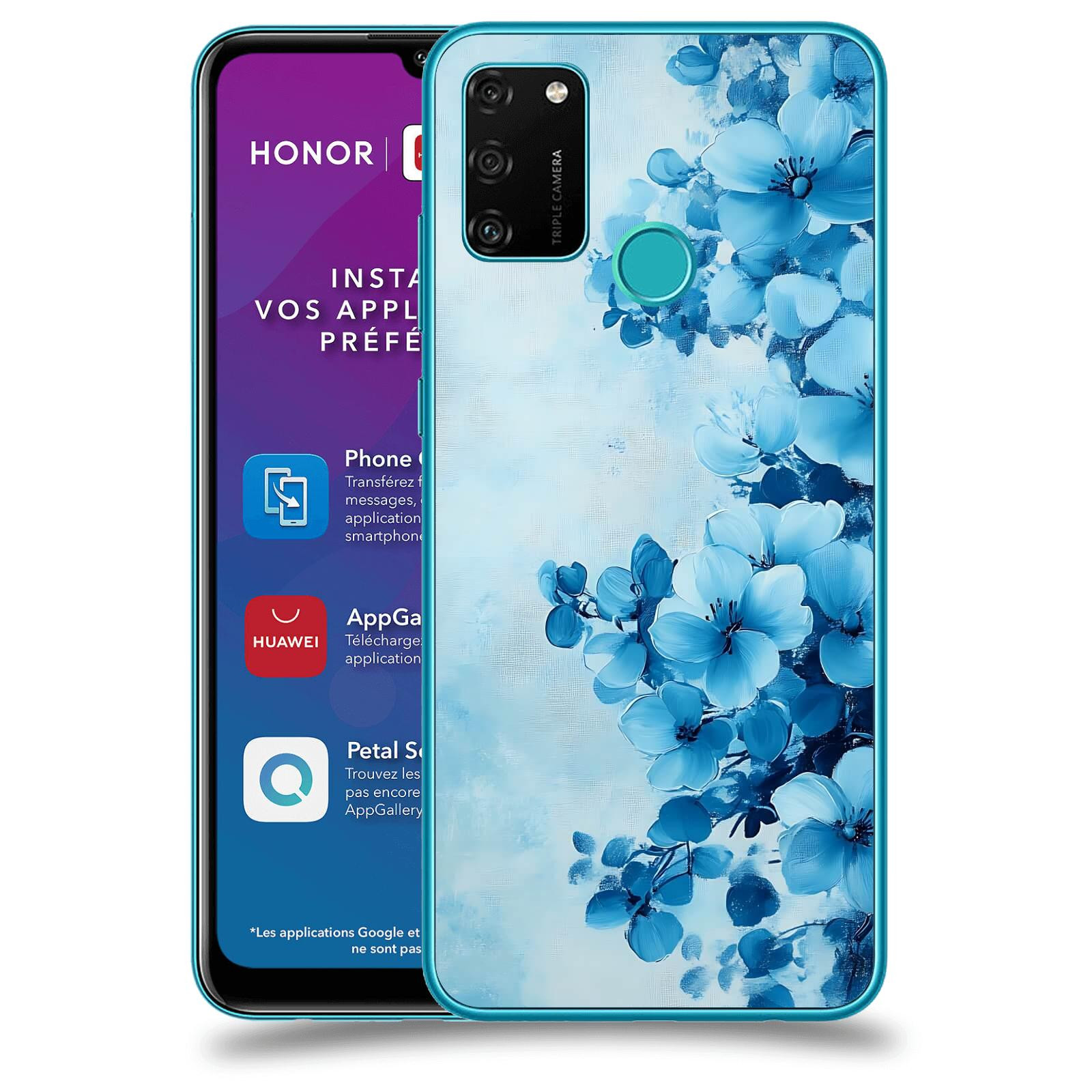 ACOVER Kryt na mobil Honor 9A - Květinová malba