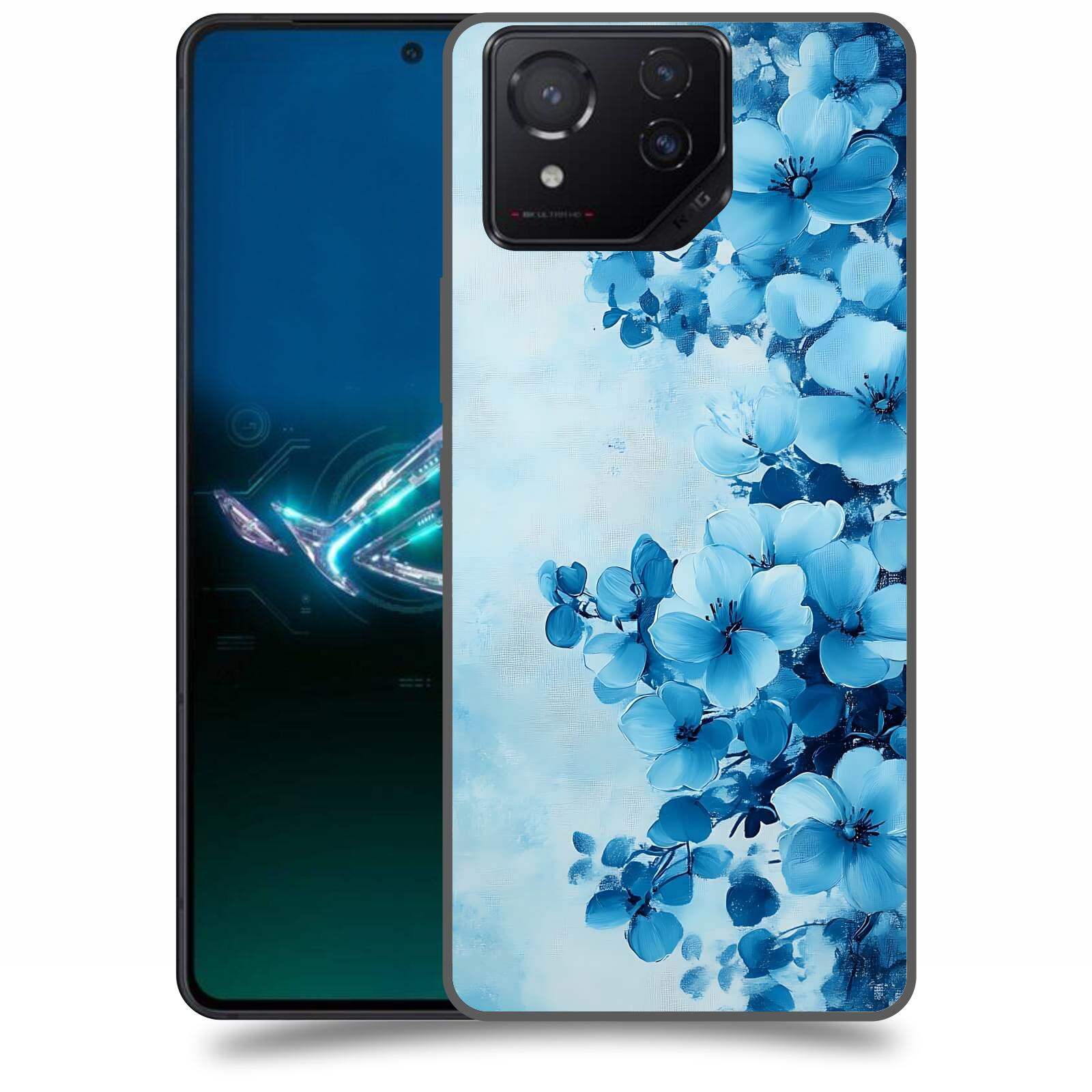 ACOVER Kryt na mobil Asus ROG Phone 8 - Květinová malba