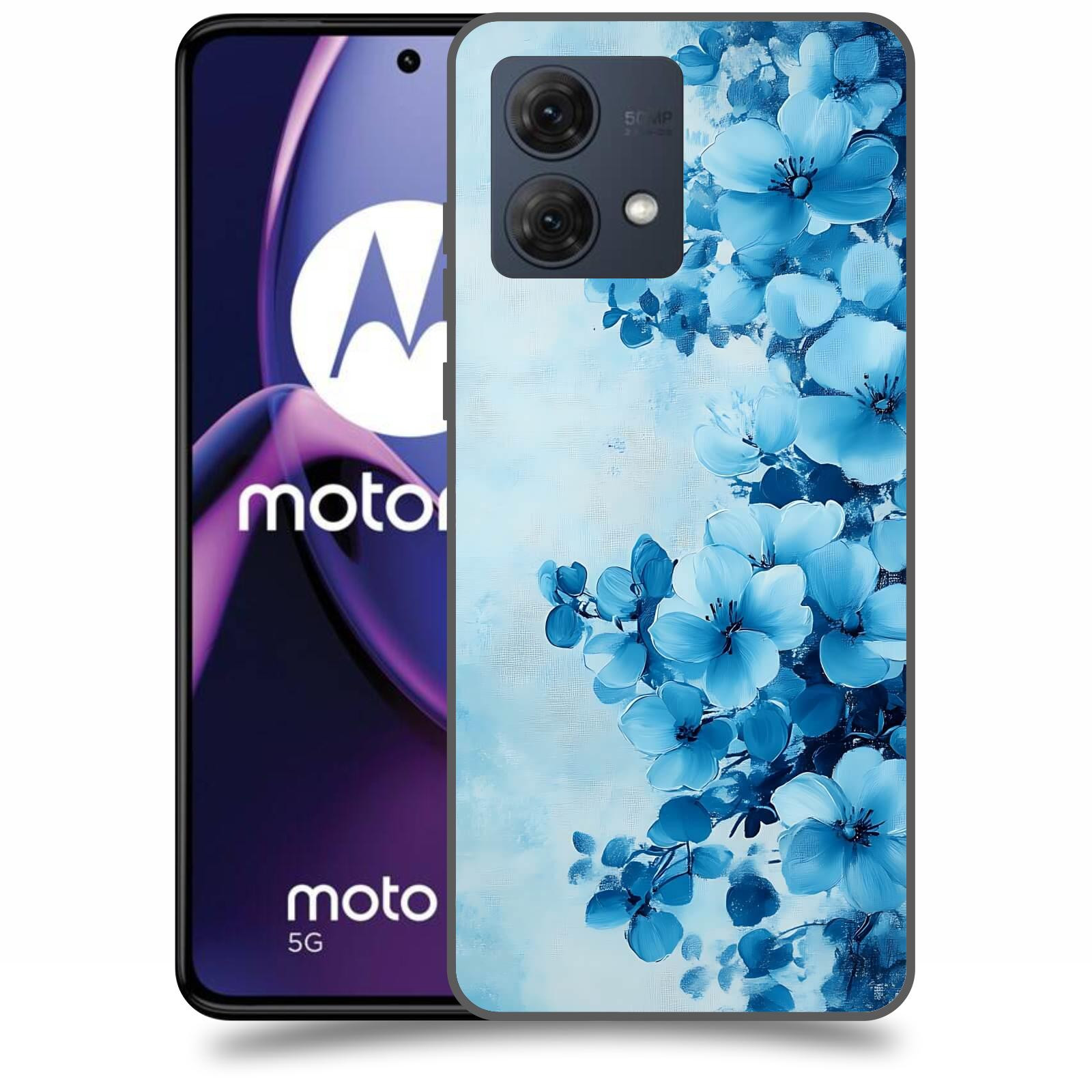 ACOVER Kryt na mobil Motorola Moto G84 5G - Květinová malba