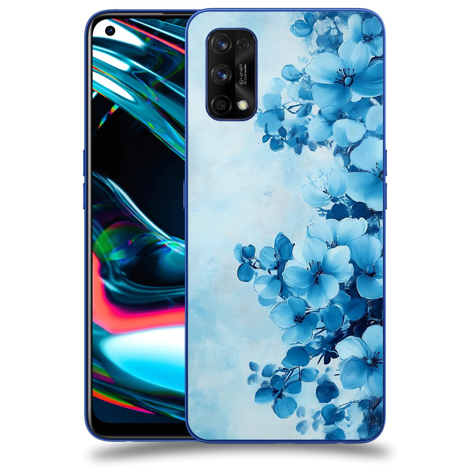 ACOVER Kryt na mobil Realme 7 Pro - Květinová malba