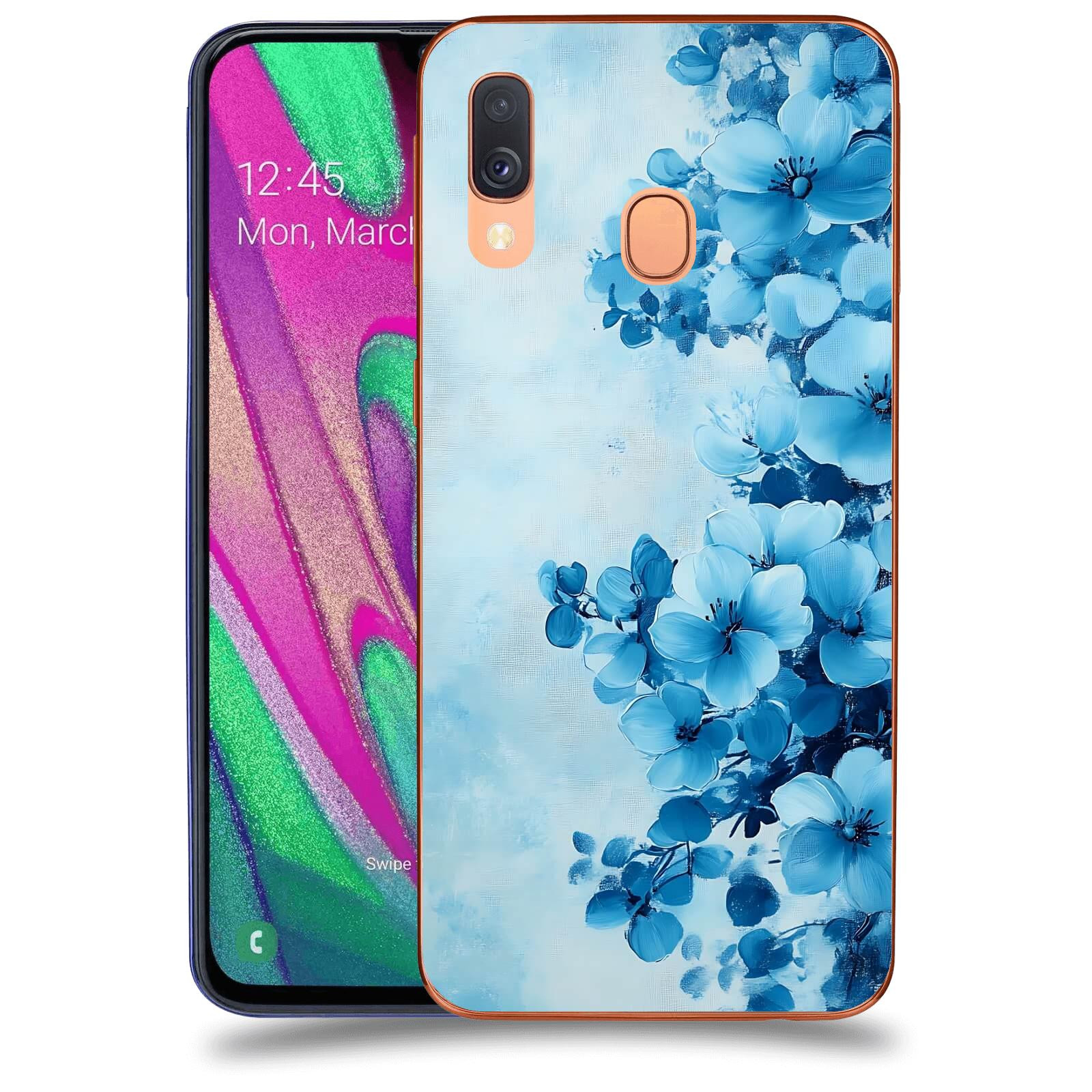 ACOVER Kryt na mobil Samsung Galaxy A40 A405F - Květinová malba
