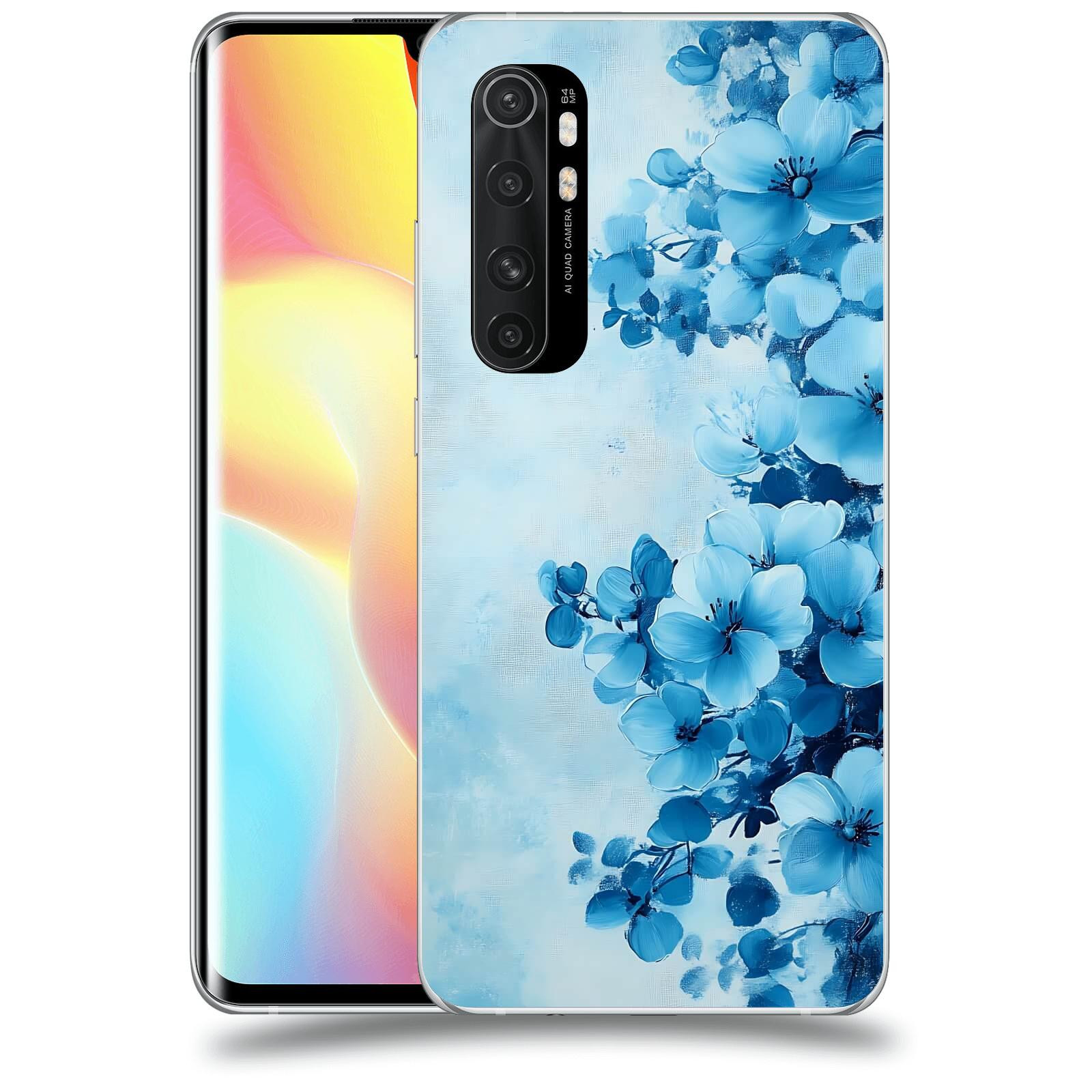 ACOVER Kryt na mobil Xiaomi Mi Note 10 Lite - Květinová malba