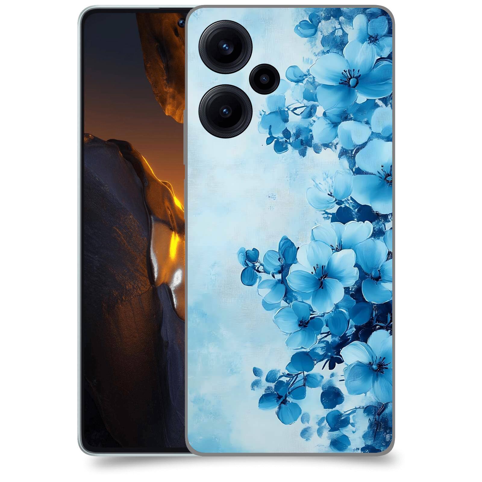 ACOVER Kryt na mobil Xiaomi Poco F5 - Květinová malba