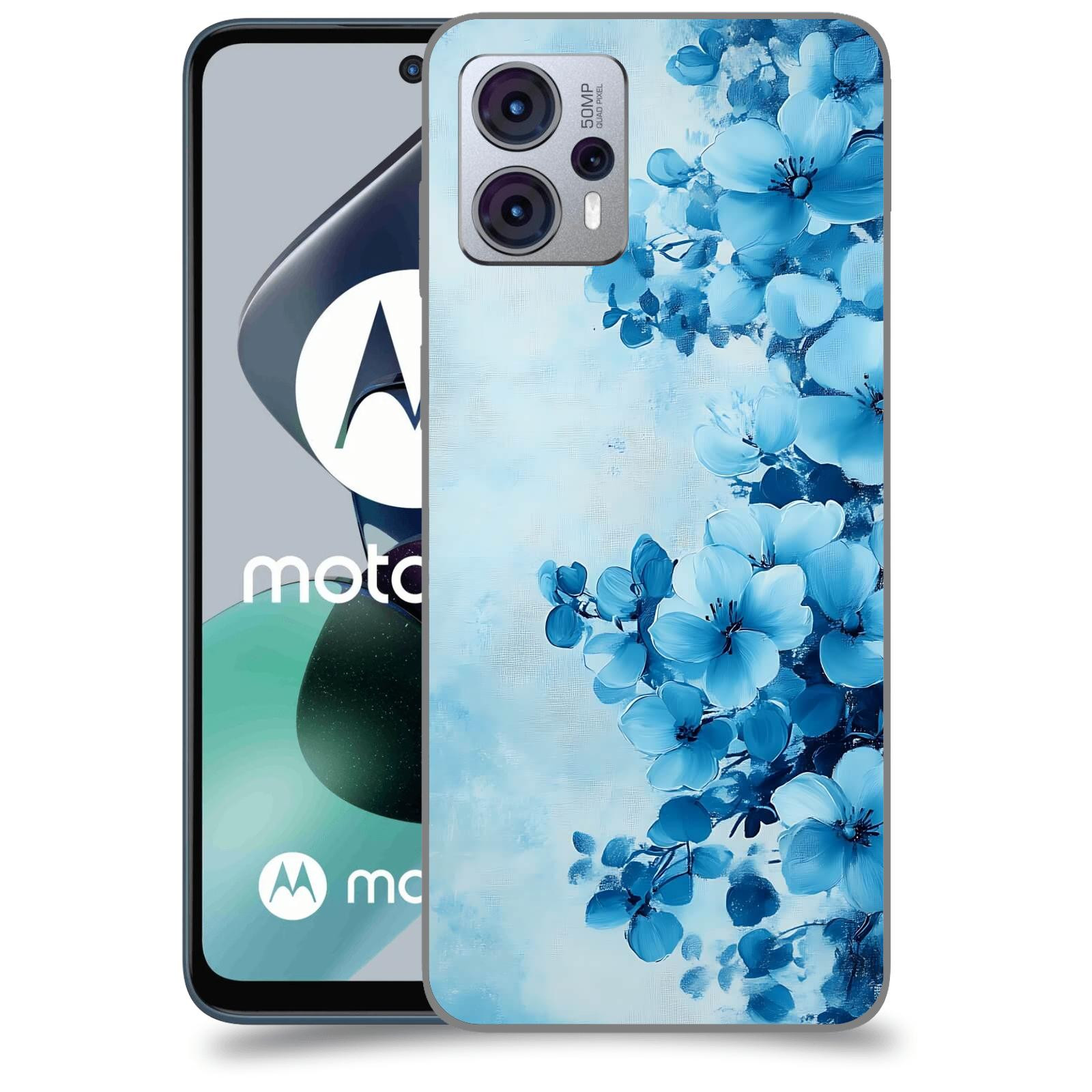 ACOVER Kryt na mobil Motorola Moto G23 - Květinová malba