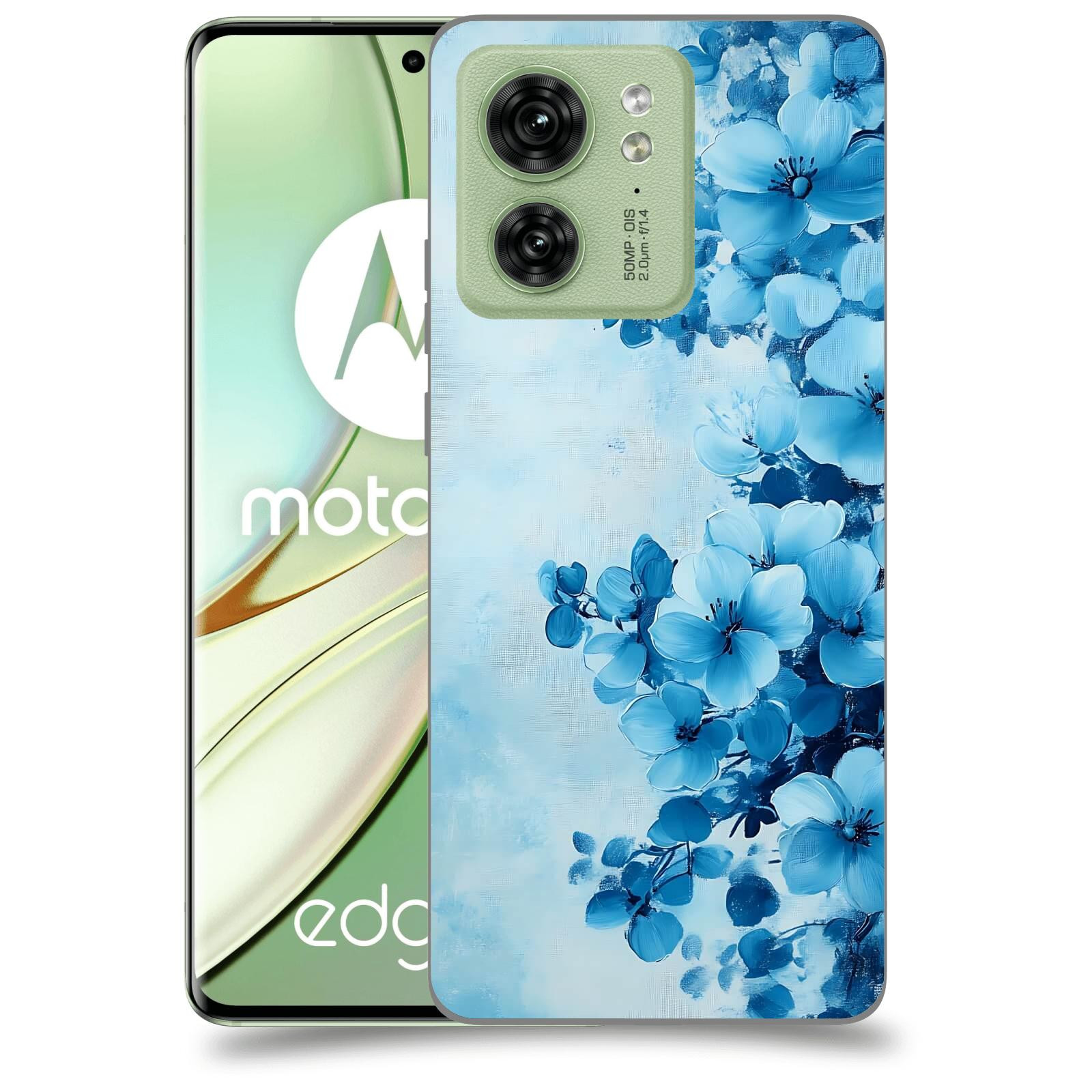 ACOVER Kryt na mobil Motorola EDGE 40 5G - Květinová malba