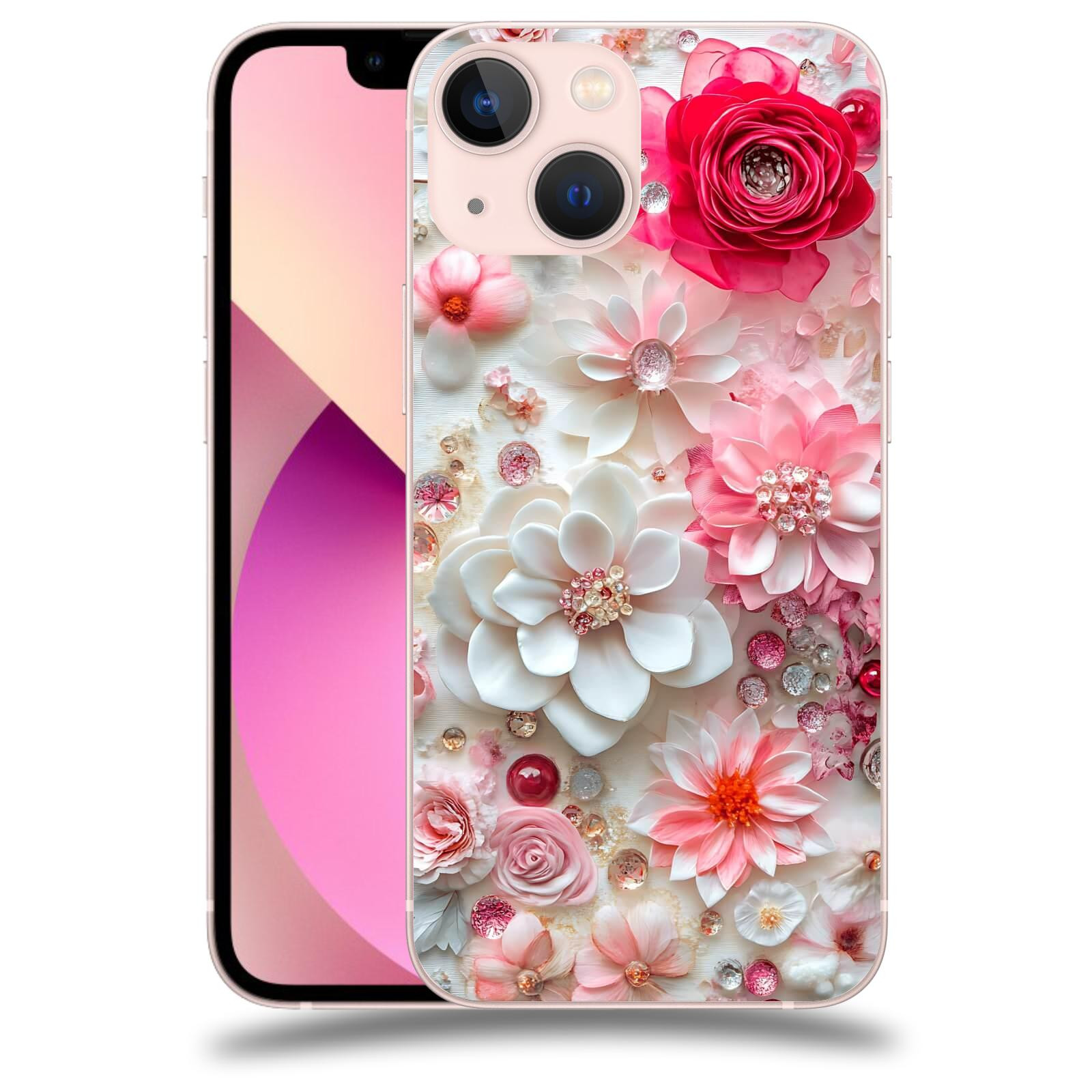 ACOVER Kryt na mobil Apple iPhone 13 mini - Květinový luxus