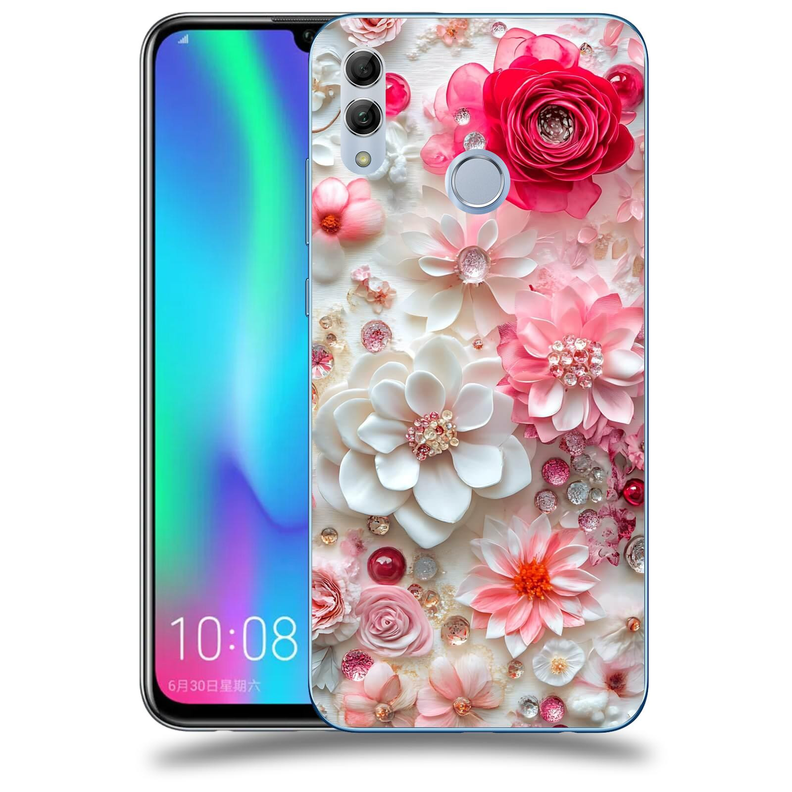 ACOVER Kryt na mobil Honor 10 Lite - Květinový luxus